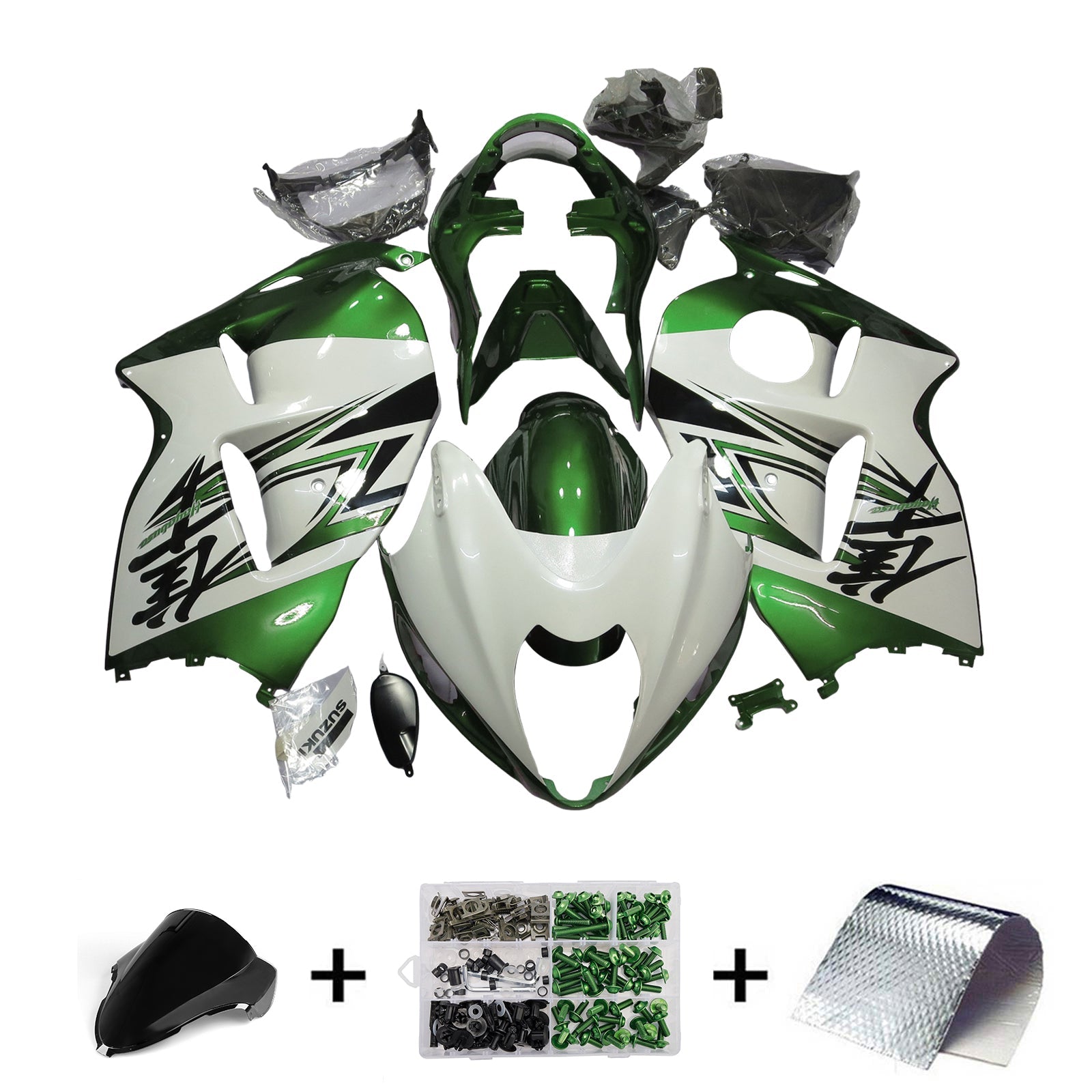 Kit de carenado de inyección, carrocería de plástico ABS para Suzuki Hayabusa GSX1300R 1999-2007