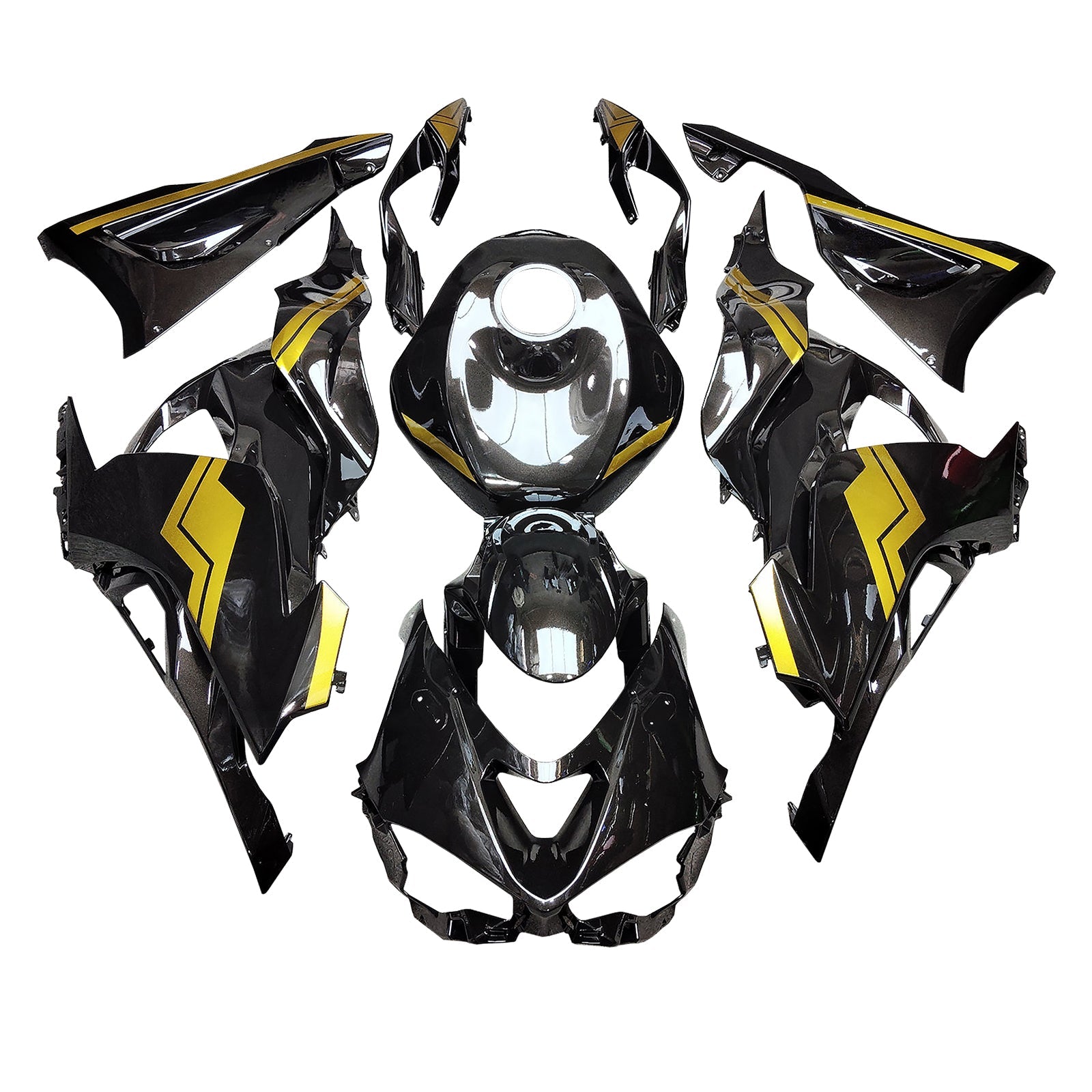 Kit di carenatura a iniezione, corpo di plastica ABS per Kawasaki ZX-6R 2024-2025