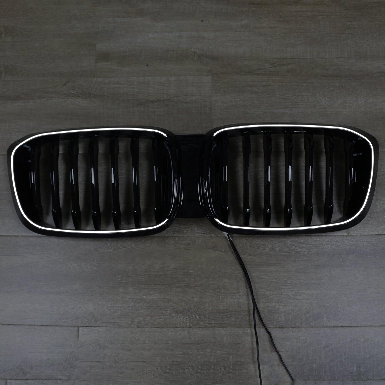 Grille de calandre avant en maille noire brillante pour BMW X4 G02 pré-rehaussée 2018-2021 51138469959 51138469960