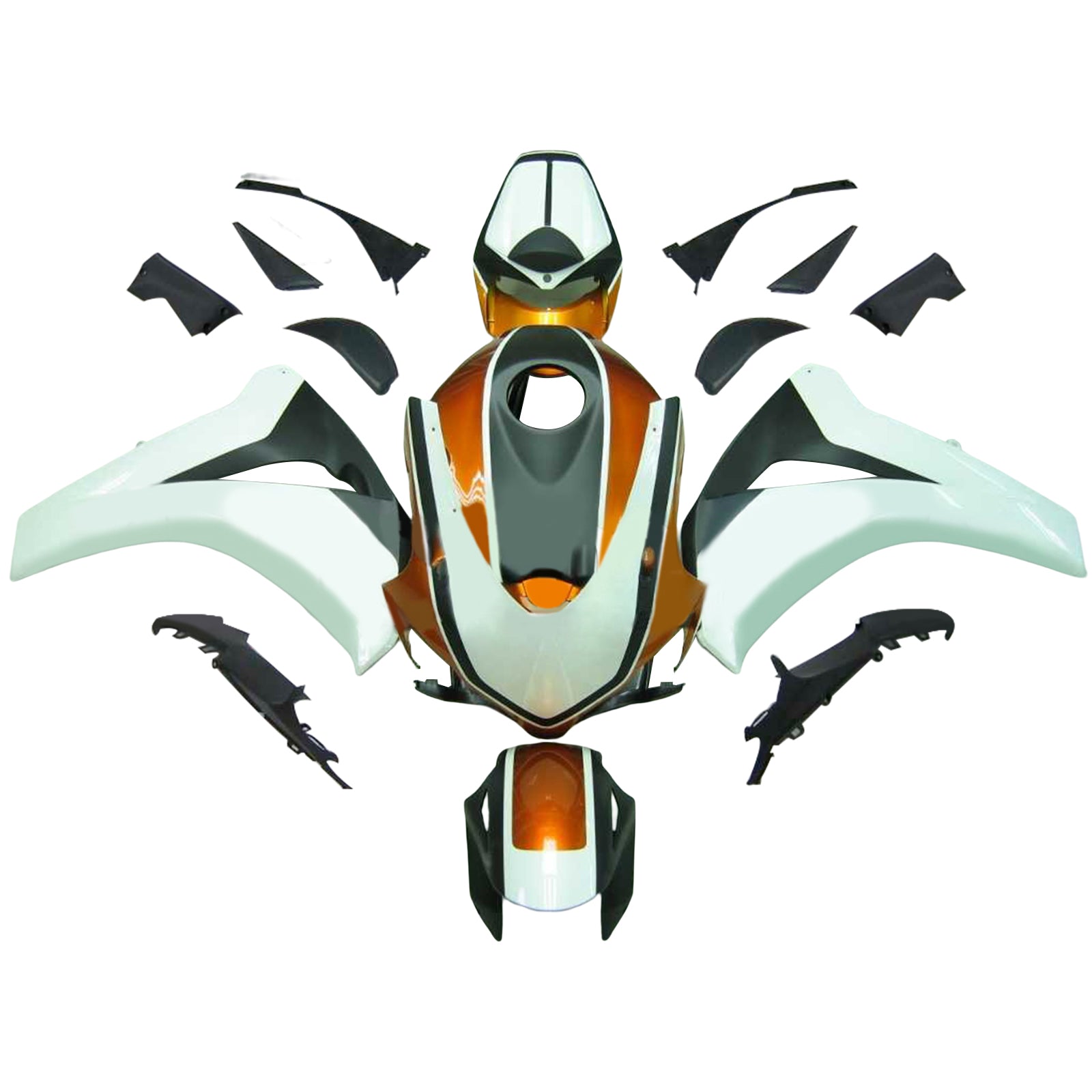 Kit de carénage injecté en plastique ABS pour Honda CBR1000RR 2008-2011