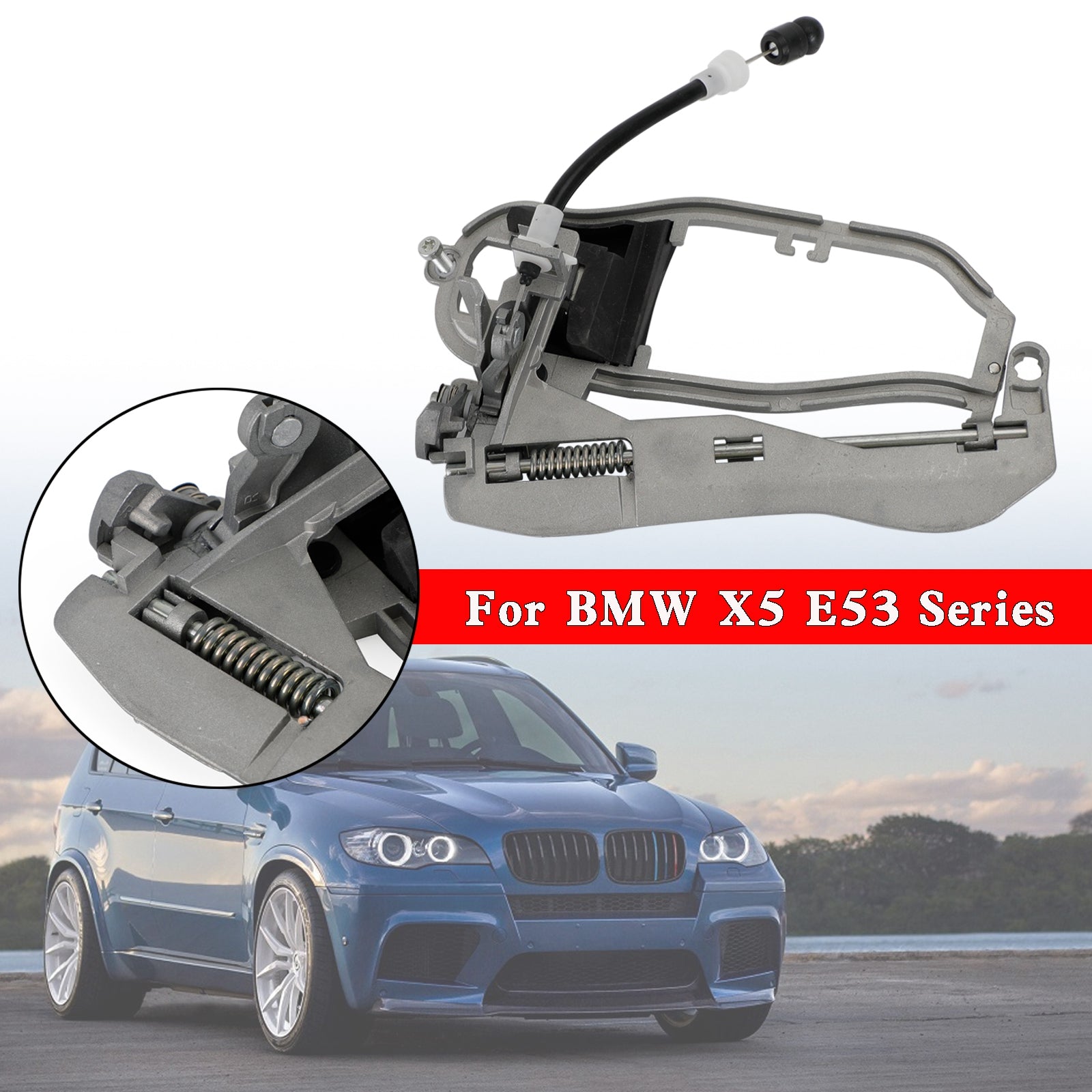 Frontal Rroite Conducteur Côté Portes Poignée Transporteur Pour BMW X5 E53