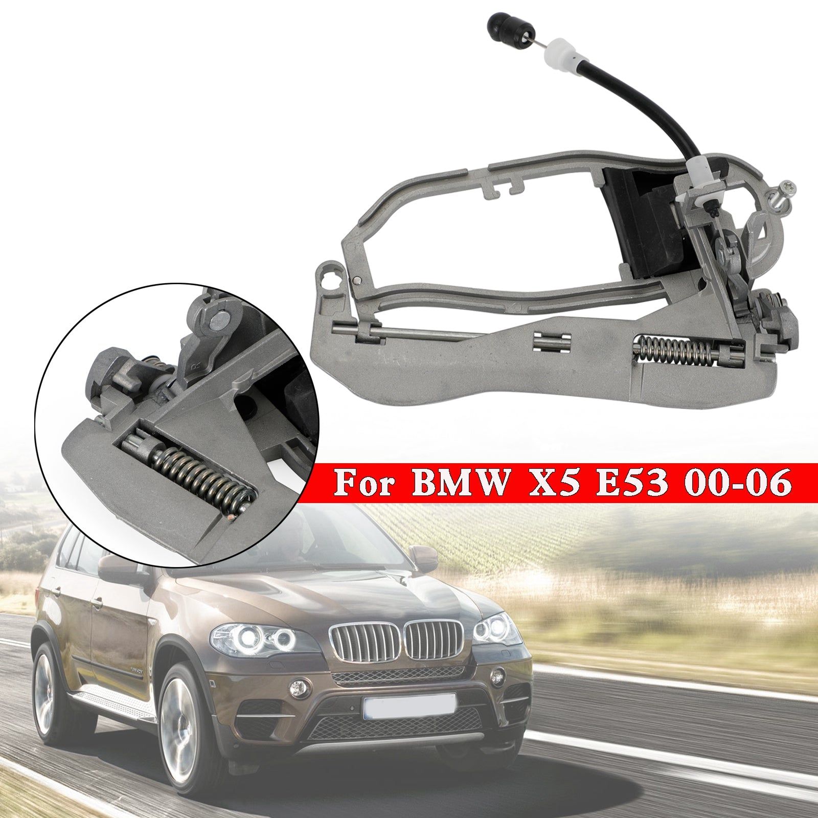 Frontal Gauche Passagers Côté Portes Poignée Transporteur Pour BMW X5 E53 00-06
