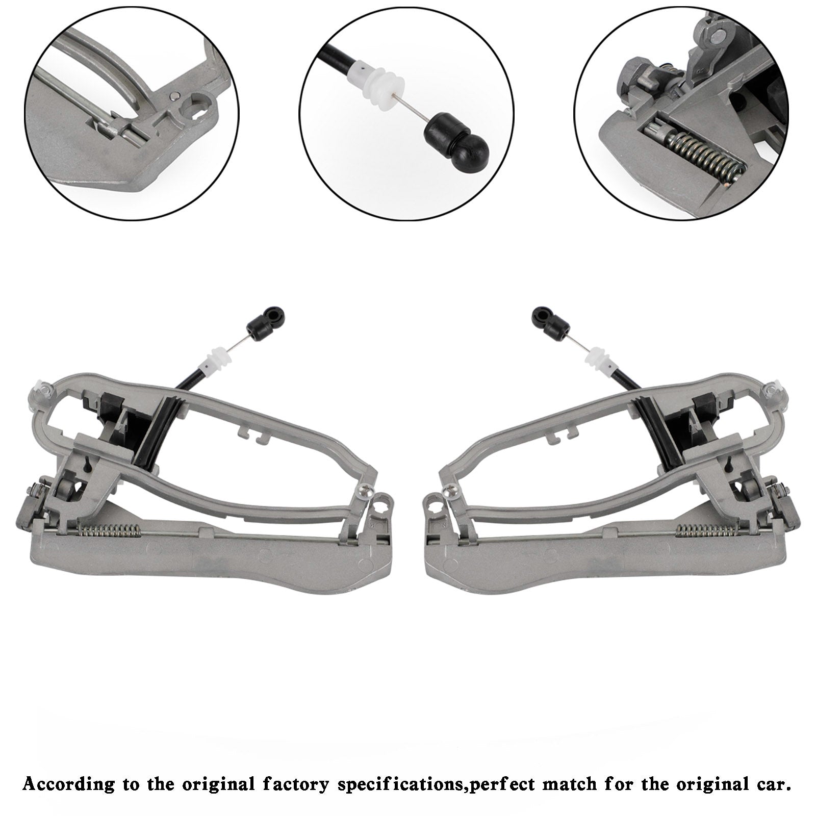 Frontal Gauche Rroite Portes Poignée Transporteur Pour BMW X5 E53 00-06