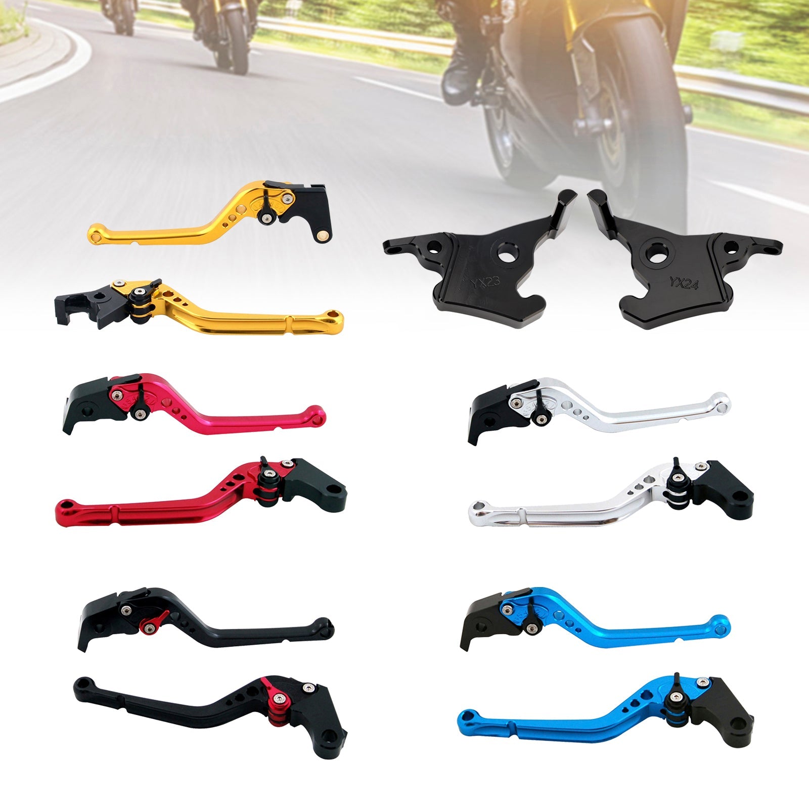 Leva lunga frizione e freno per YAMAHA XMAX 300 (2023-2025)