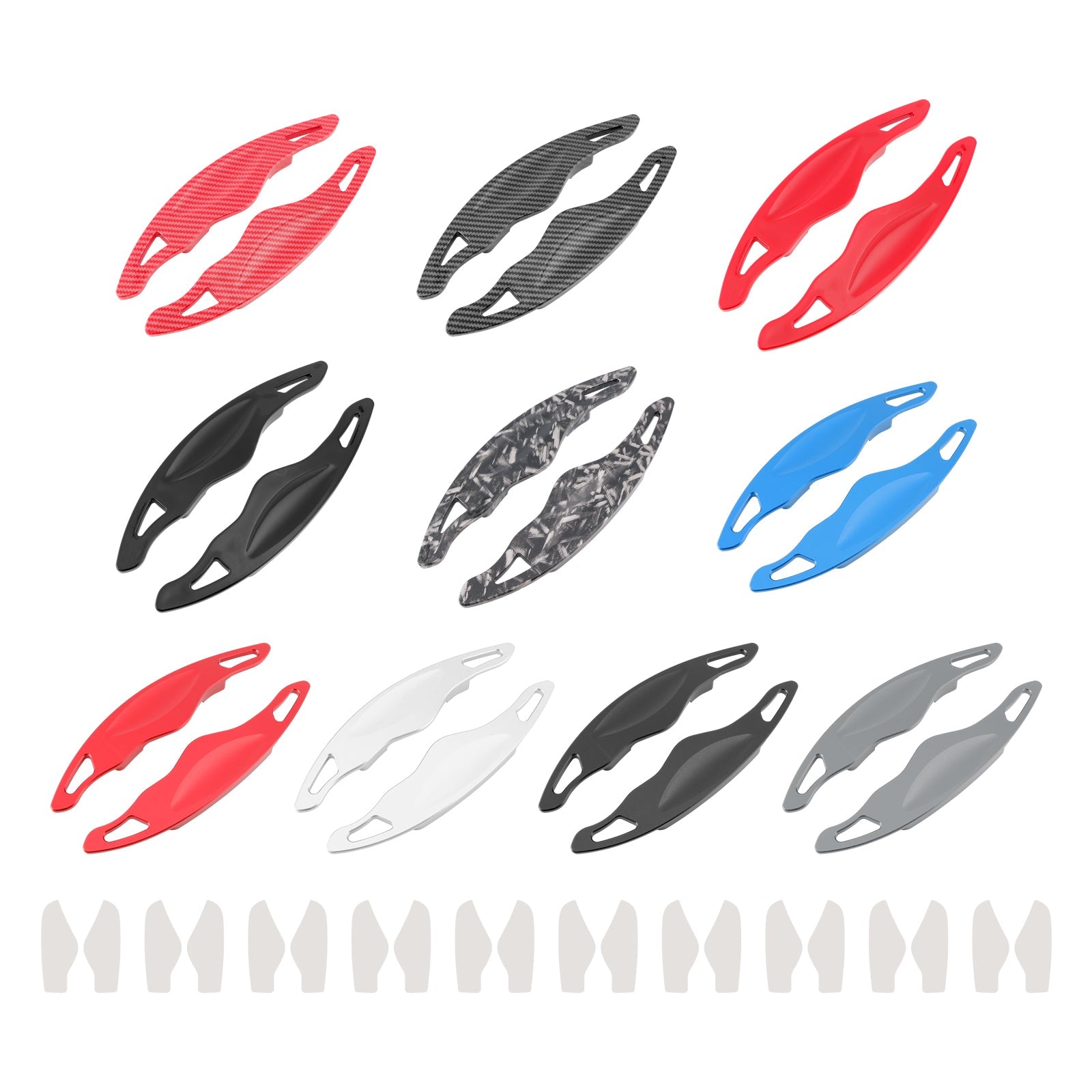 Extensions Palettes Changement De Vitesse Pour BMW - Noir Carbone ABS - Compatible F20 F30 F10 Etc.