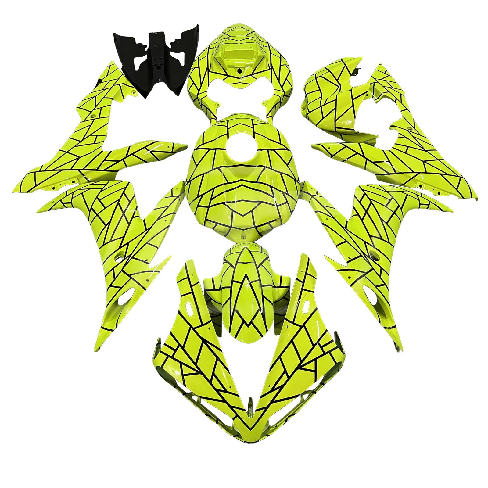 Kit de carénage injecté en plastique ABS pour Yamaha YZFR1 YZF-R1 2004-2006