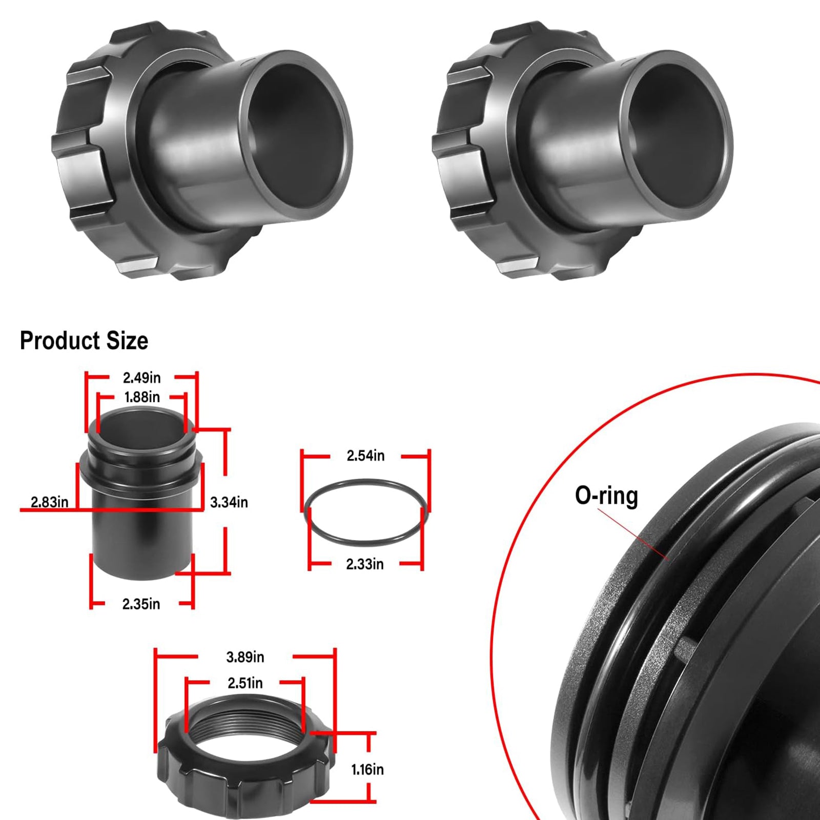 Kit de plomberie de remplacement pour filtre de piscine à cartouche Swim Clear