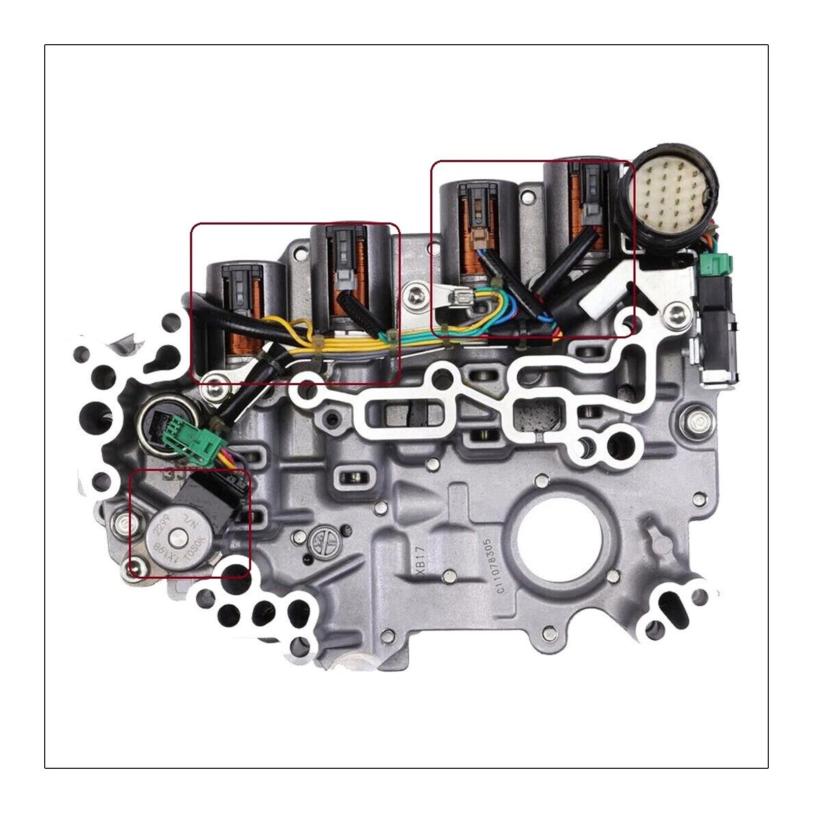 Kit solenoide trasmissione CTV JF015E RE0F11A per Nissan Tiida 2011-2015