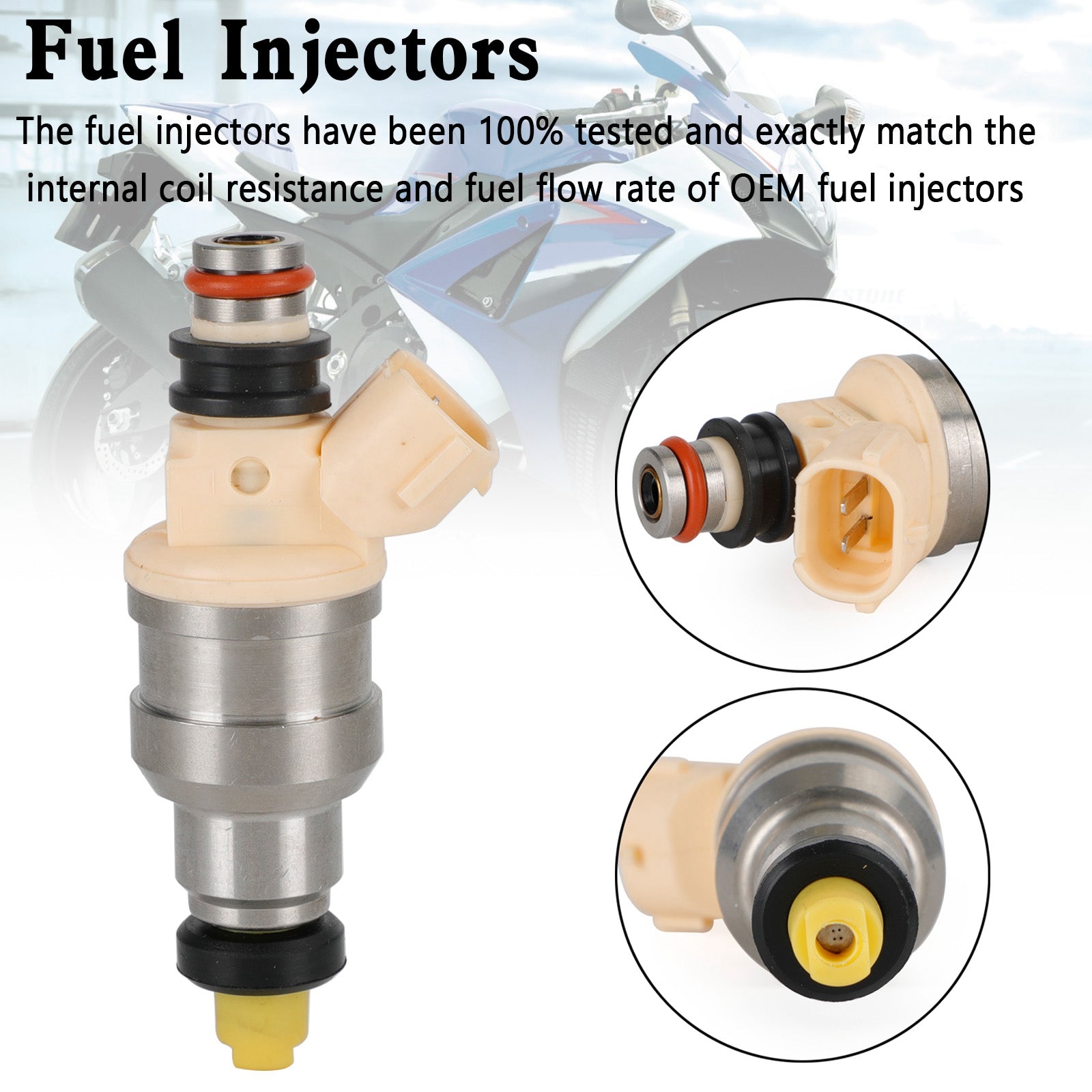 Injecteurs de carburant 15710-58B00 adaptés pour Suzuki Sidekick Tracker X-90 1.6L INP-470