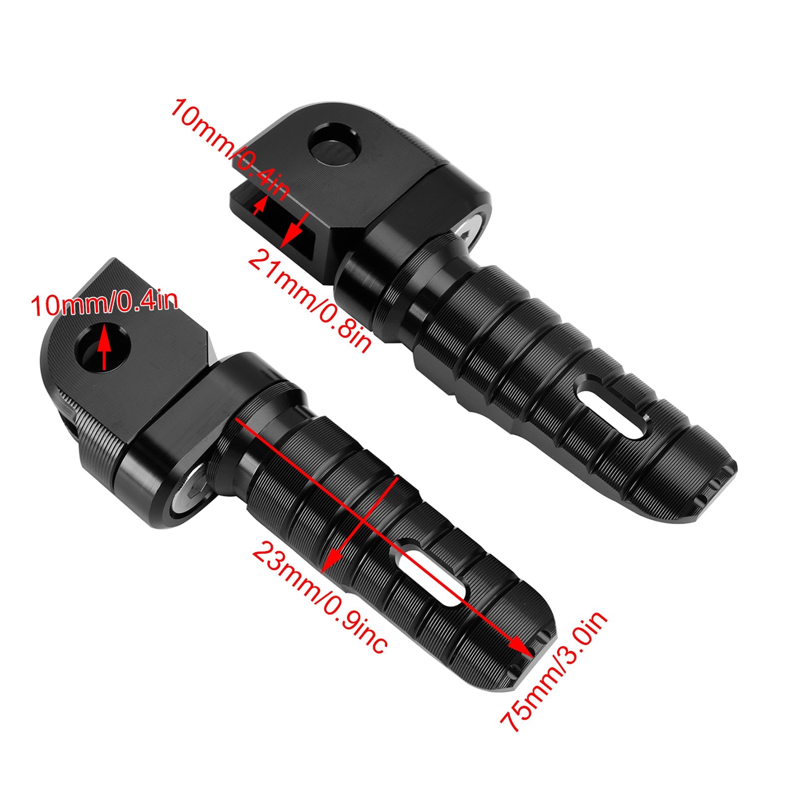 Front poggiapiedi per Kawasaki ZX-4R ZX-4RR 2024-2025 Ninja 400 2018-2024