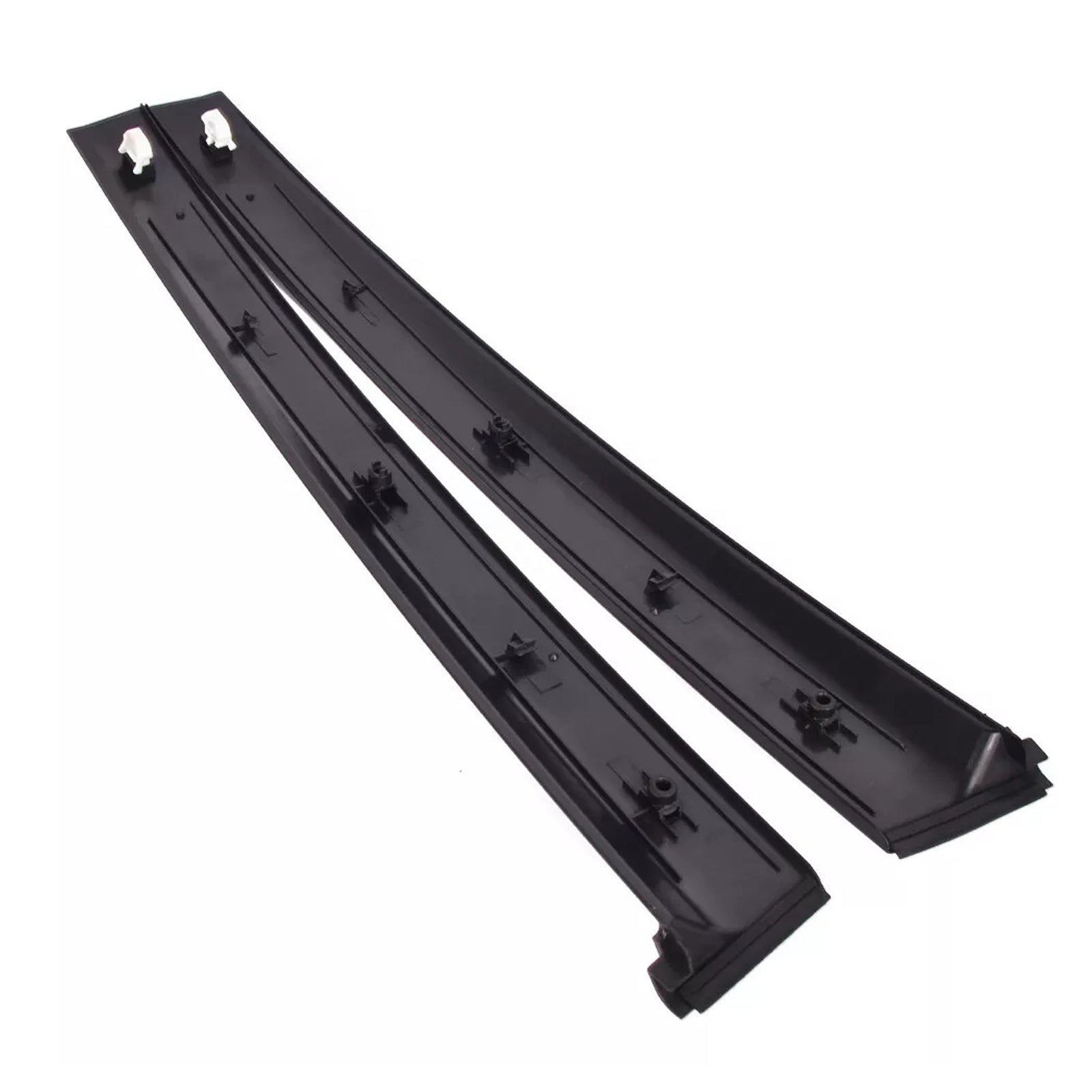 Garniture de porte gauche et droite pour Honda Civic 2/3 portes coupé et hayon 1992-1995, ensemble de châssis de montant SLJ-1173A-BK