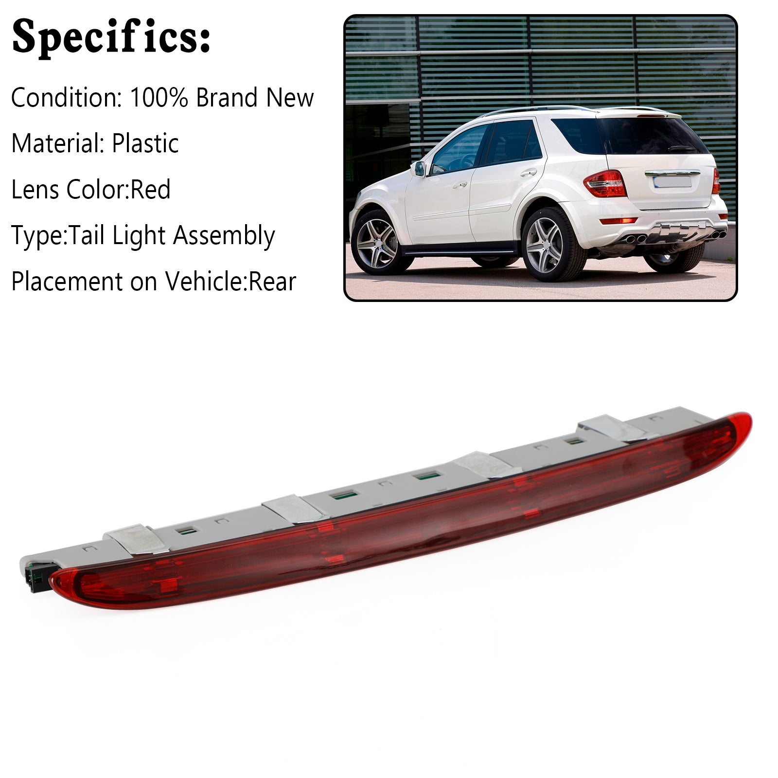 Mercedes-Benz z lat 2005-2011 W164 Trzecie światło stopu A1648201056