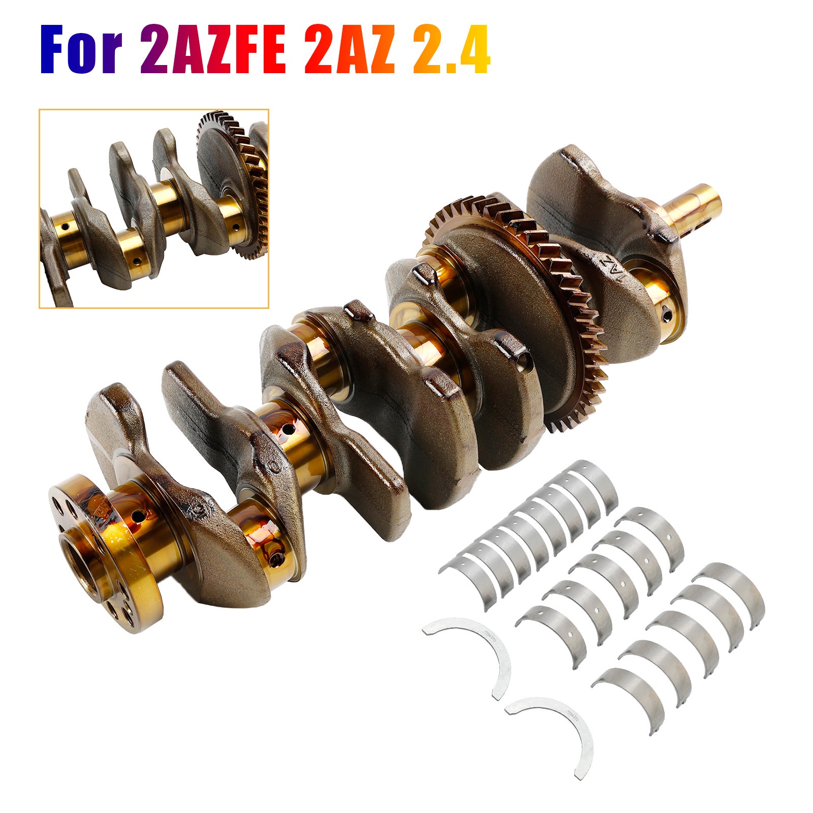 Vilebrequin + paliers principaux et paliers de bielle pour Toyota Camry Solara RAV4 Matrix Scion 2.4L
