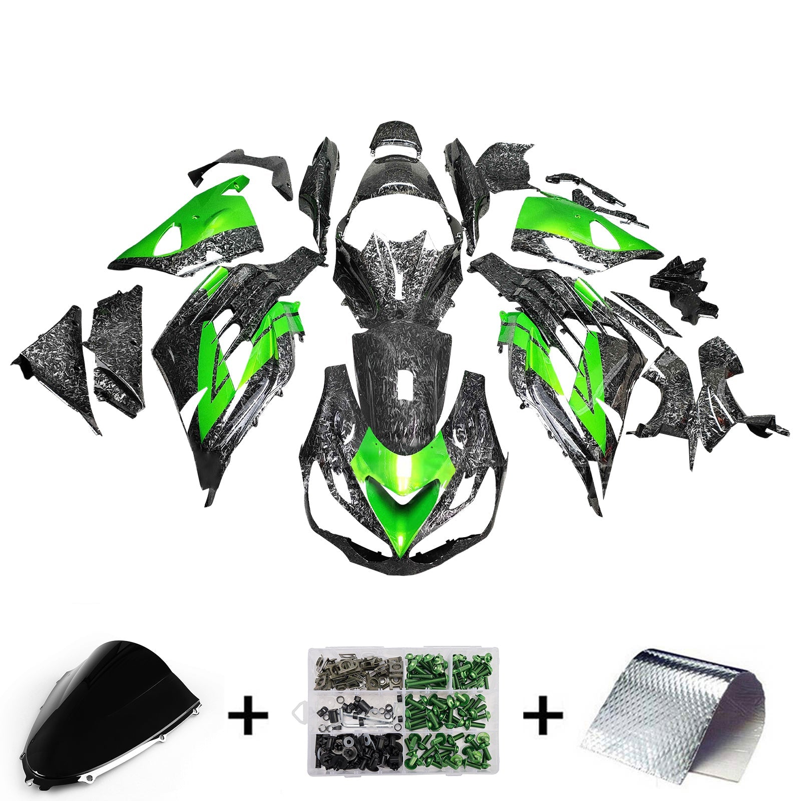 Kit de carenado de inyección para Kawasaki ZX14R ZZR1400 2012-2025