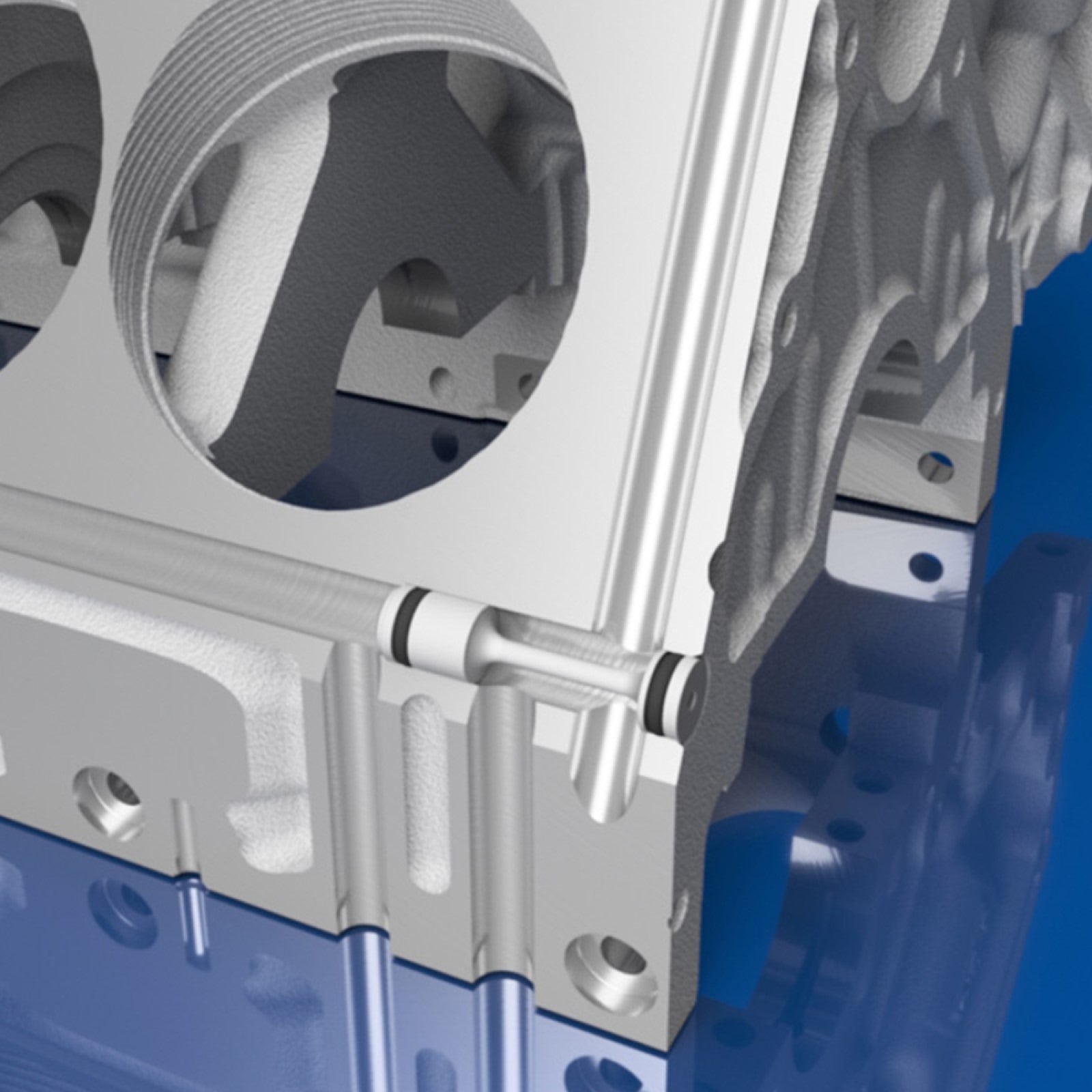 Plug di passaggio posteriore in billetta LS per GM Gen III e IV