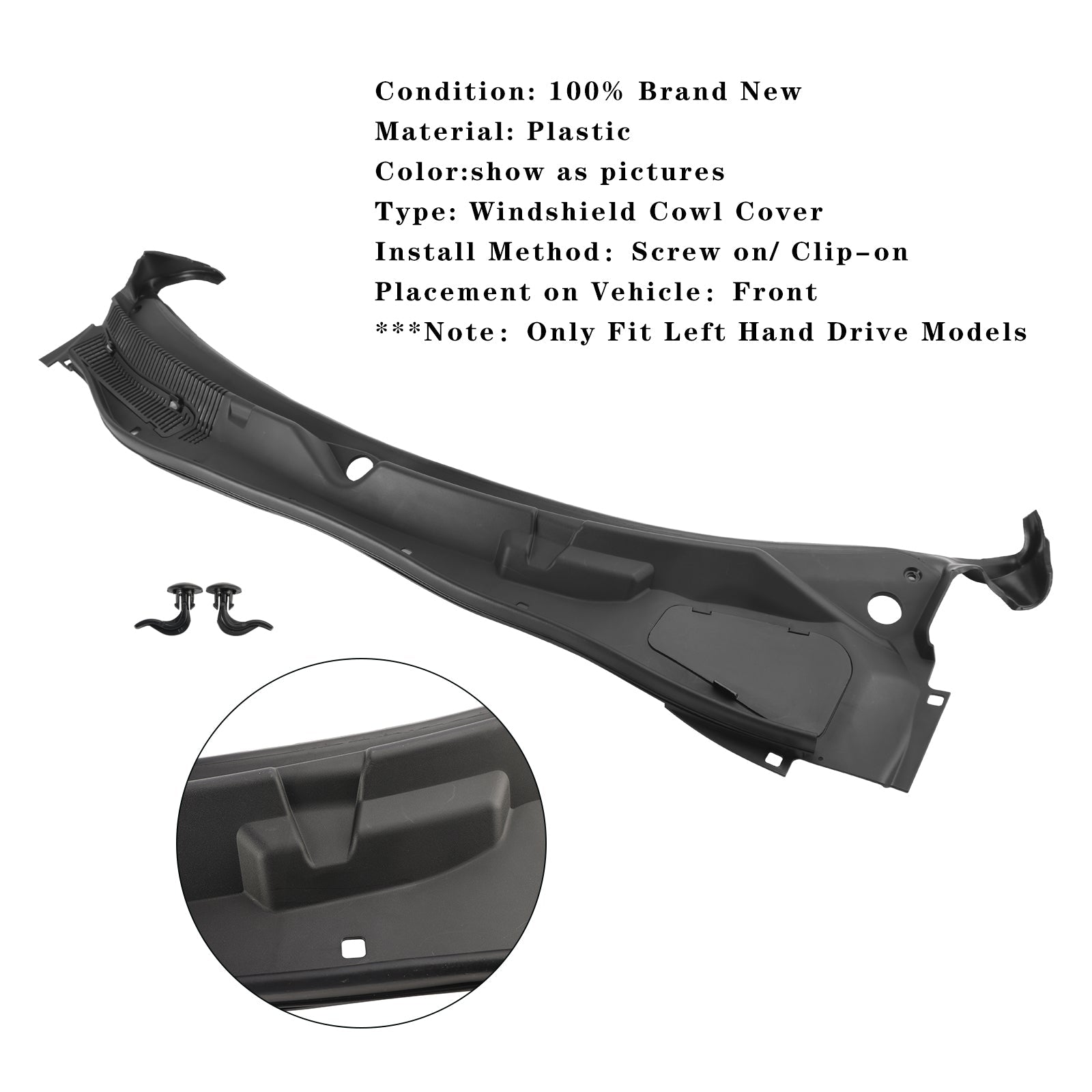 Górny Panel Wycieraczki Szyby Dodge Challenger 2008-2019 5028757AG