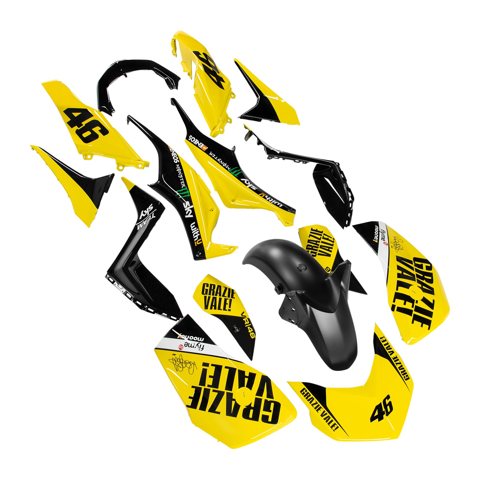 Kit de carénage de carrosserie ABS par injection pour Yamaha X-MAX 300 XMAX 2023-2024