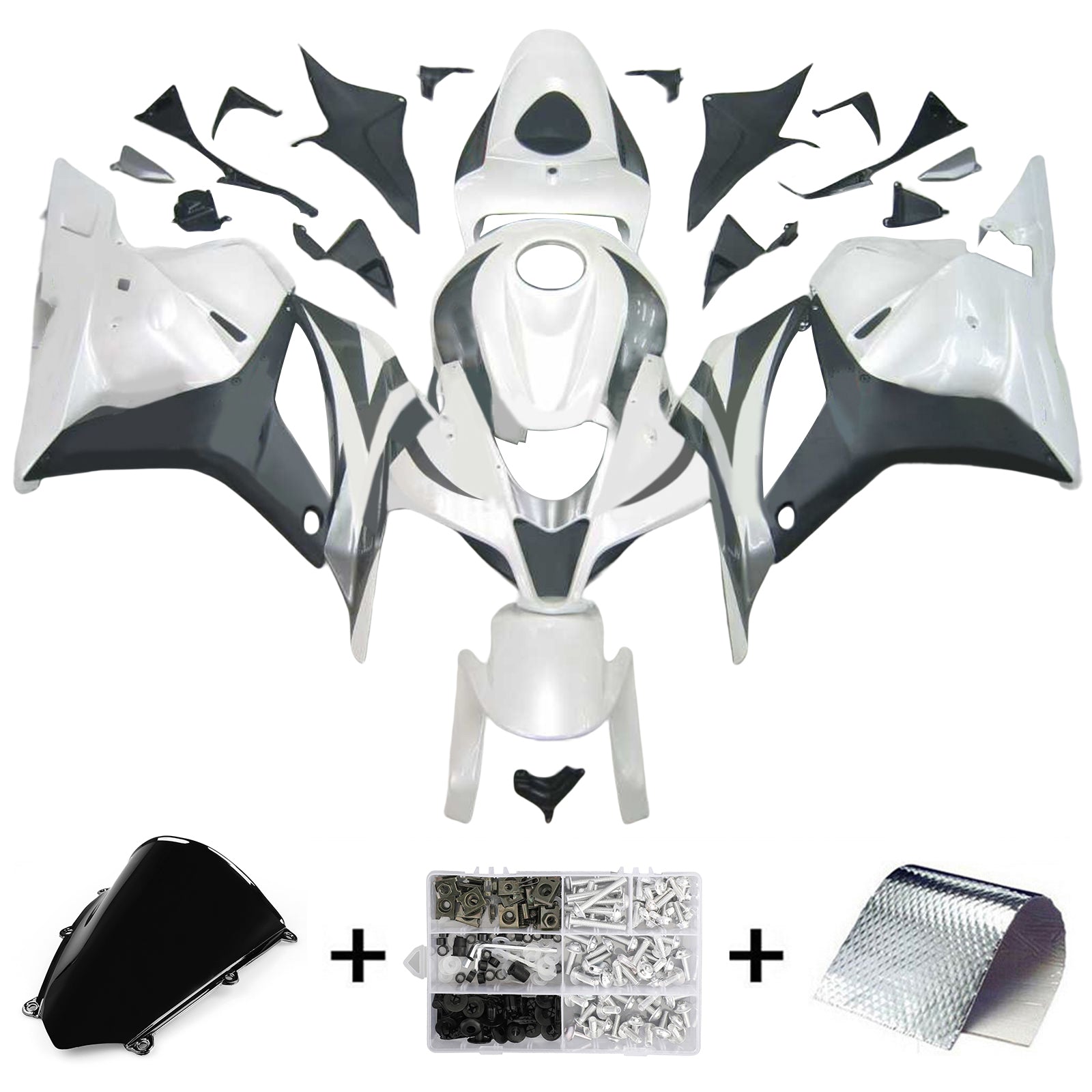 Kit de carénage à injection en plastique ABS pour Honda CBR600RR 2009-2012 F5