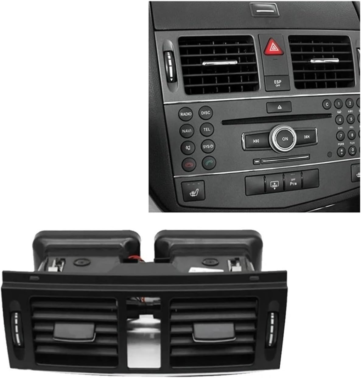 Dashboardventilatie-unit voor Mercedes-Benz W204 (Basisversie) 2007-2010, referentie 2048304054
