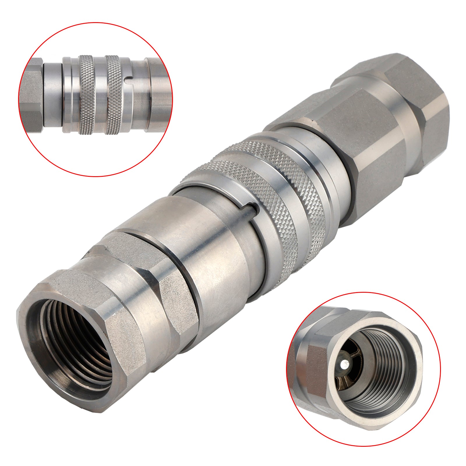 Kit de coupleur hydraulique à face plate KV14216 AT312470 pour John Deere 250 315 326D