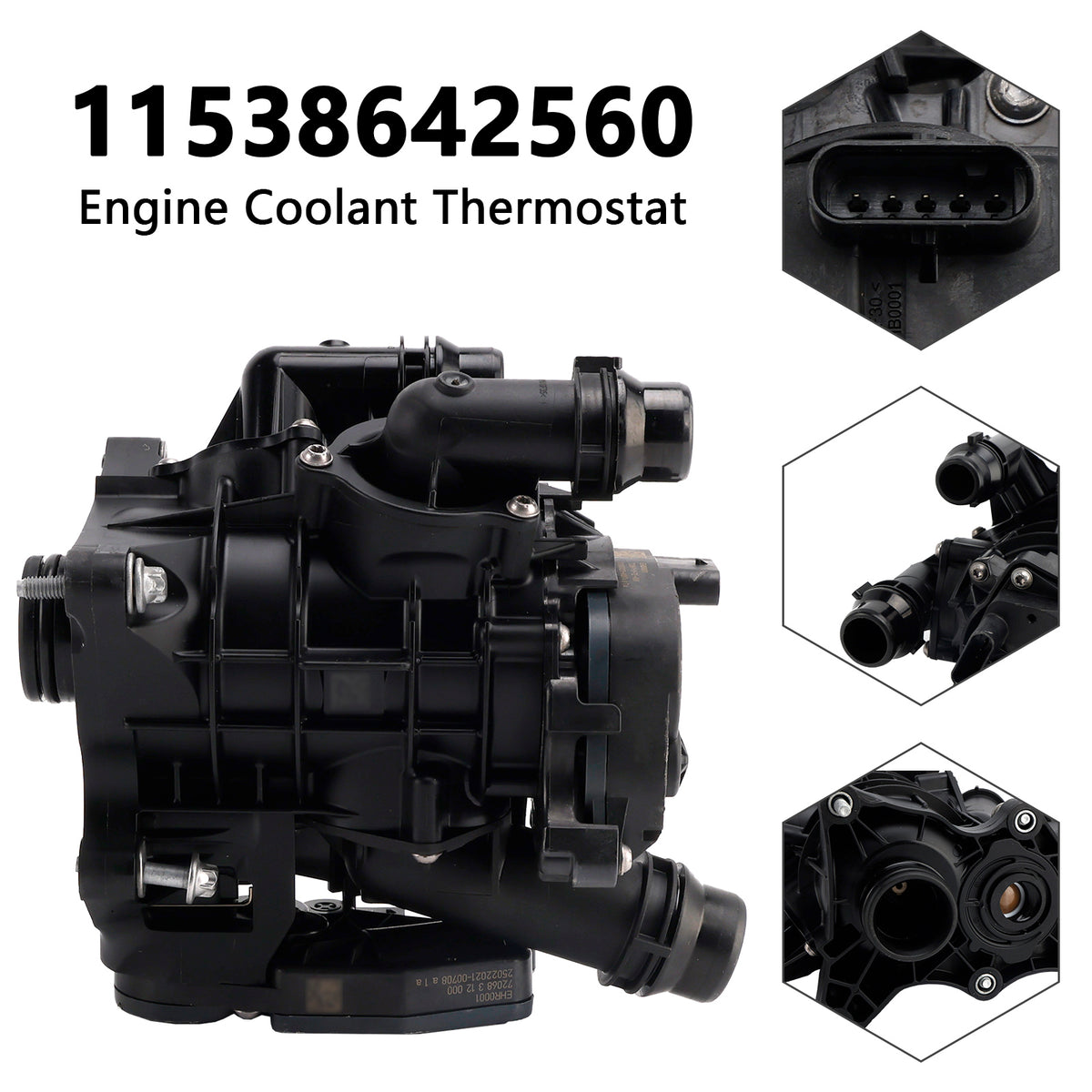 Kühlmittelthermostat für 2,0-Liter-BMW G20, G30, 330, 530, X1, X3, Z4 (10/2017–12/2019) – Teilenummer : 11538642560