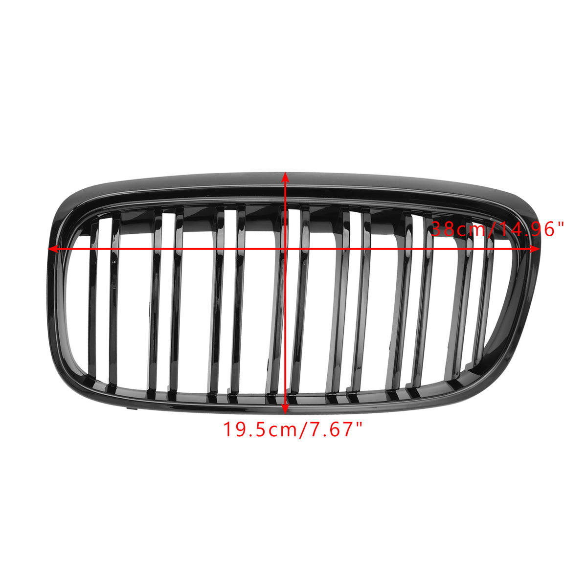 Glanzend zwart frontrooster voor BMW 2-serie Gran Tourer F45 F46 2015-2018