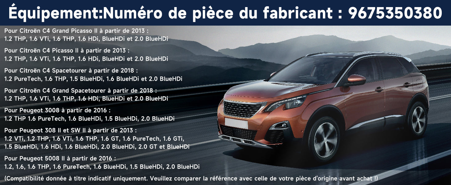 Modulo tensione scatola fusibili per Peugeot 5008 II 1.2, 1.6, 1.6 THP, 1.6 PureTech, 1.6 BlueHDi, 1.5 BlueHDi, 2.0 BlueHDi 2016+ Riferimento 9675350380 9675350286 Generico