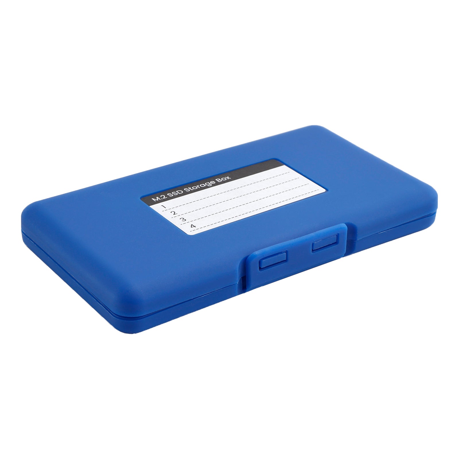 Boîtier de protection pour disque dur M2, boîtier pour disque SSD résistant aux chocs et étanche, bleu