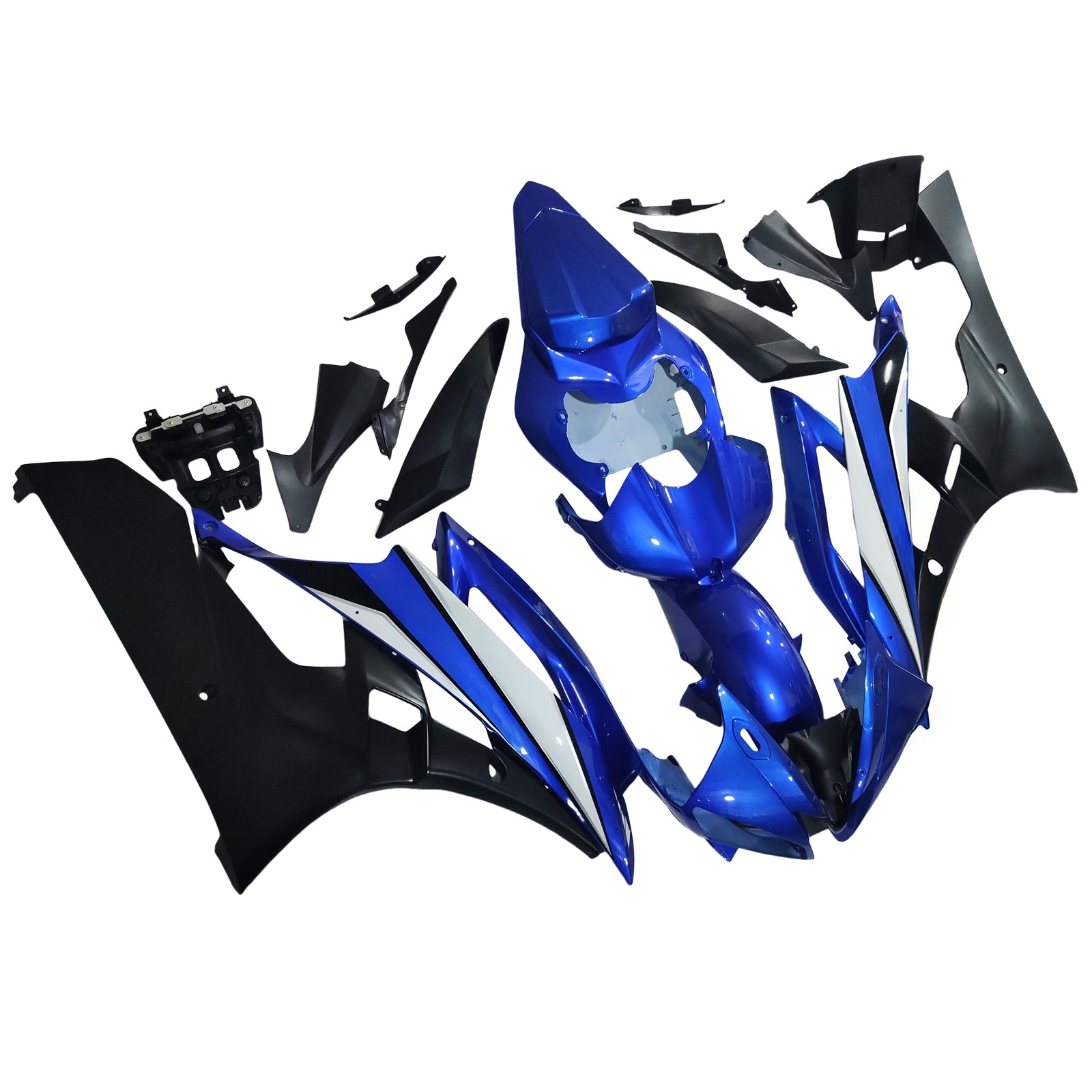 Kit de carénage à injection en plastique ABS pour Yamaha YZF 600 R6 2006-2007