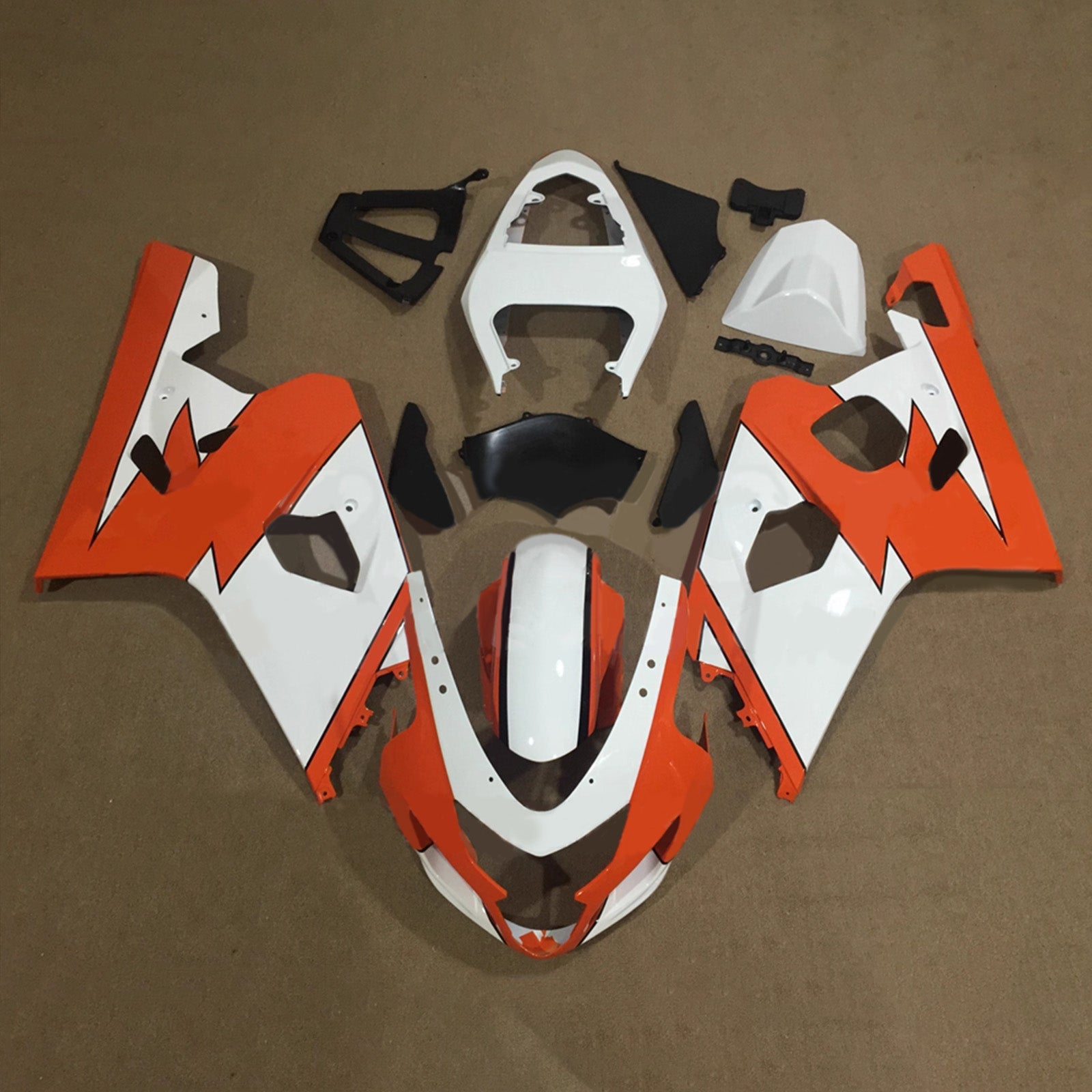 Kit de carénage injecté en plastique ABS pour Suzuki GSXR 600/750 2004-2005 K4