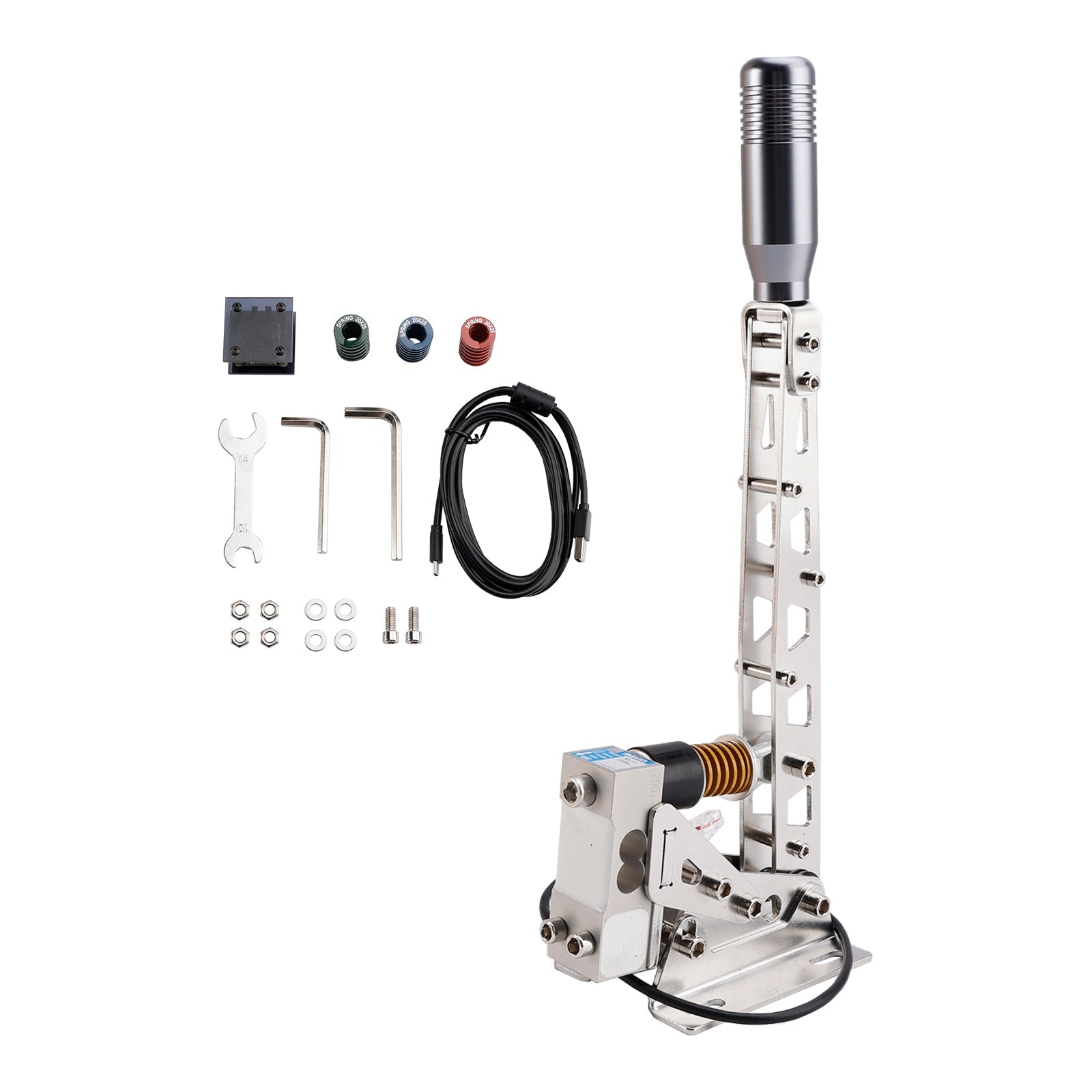 Jeu de course avec frein à main USB 64 bits, cellule de charge 200 kg, pour Logitech G29/G27/G25