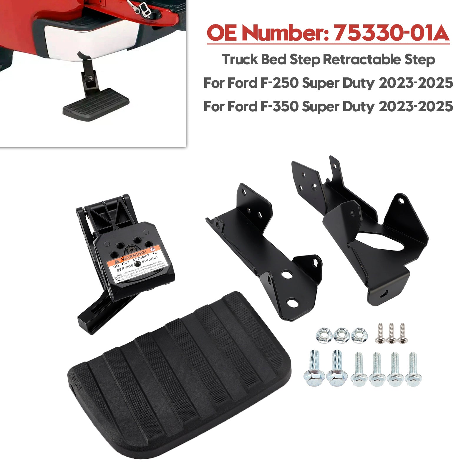 Passaggi retrattili per Super Duty Ford F-25 F-350 2023-2025 75330-01A