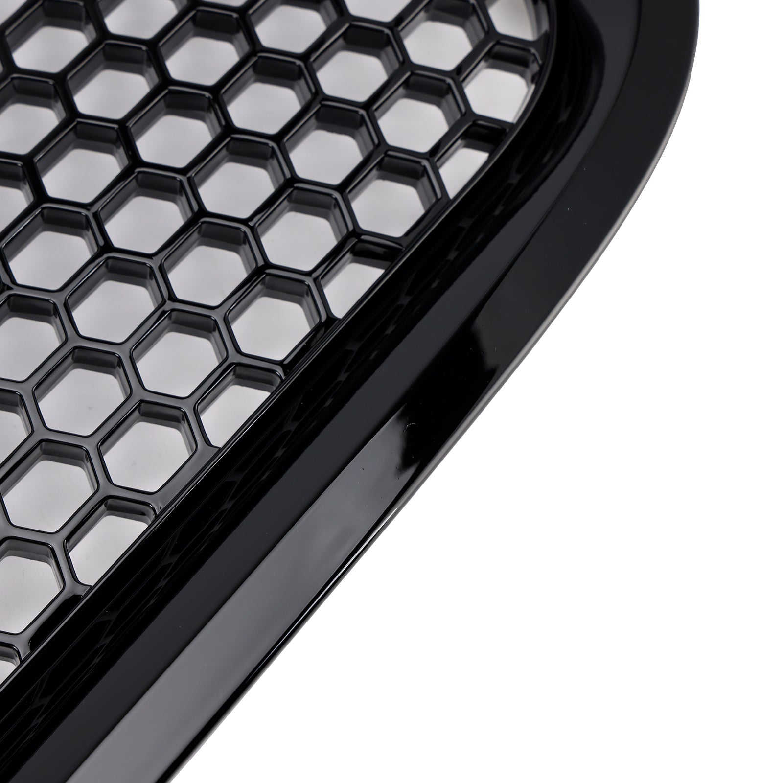 Grille de calandre en nid d'abeille pour pare-chocs avant noir brillant Volvo S40 V50 2008-2012