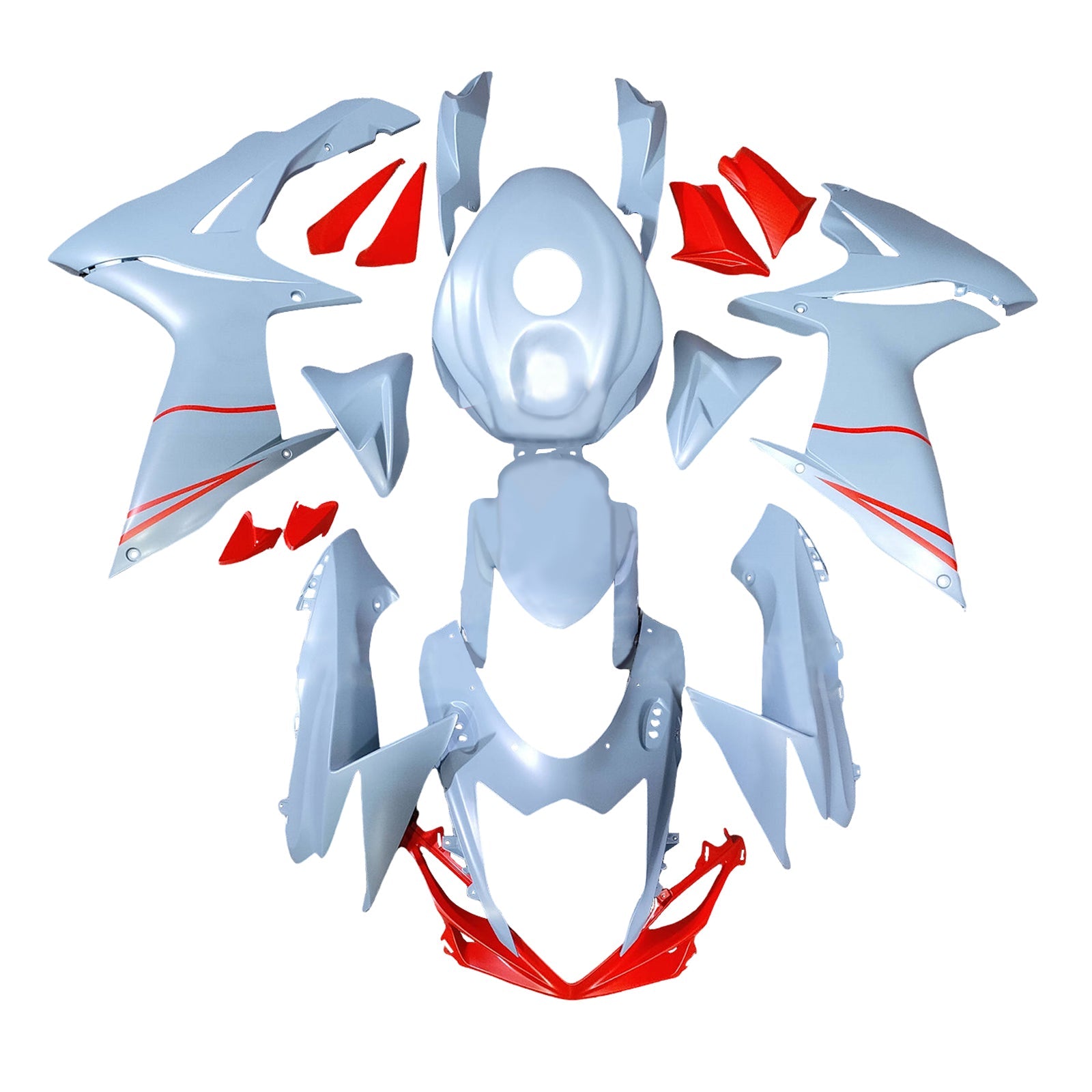 Kit di carenza iniettato in plastica ABS per Suzuki GSXR 600/750 2011-2025 K11