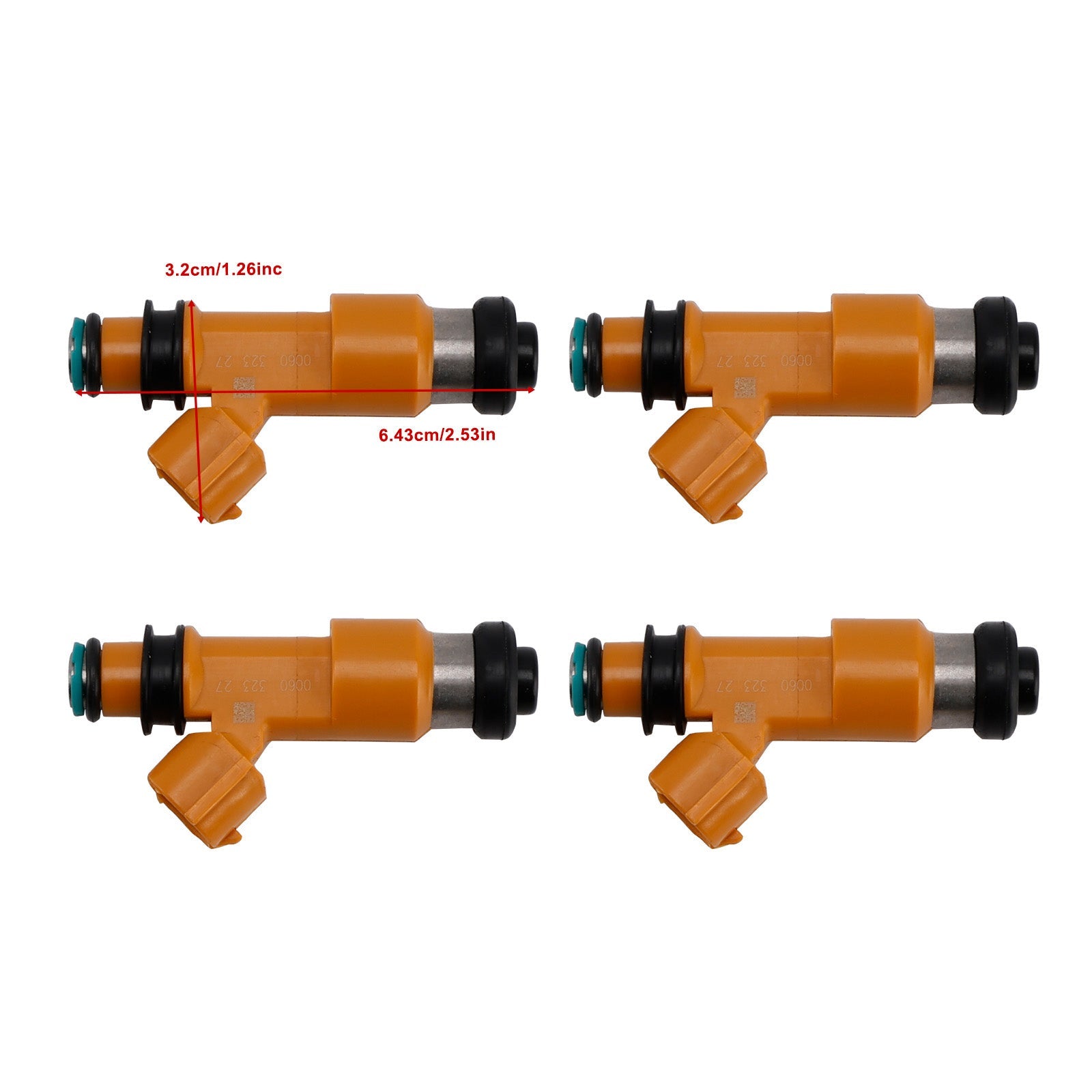 4 injecteurs de carburant pour Suzuki APV Suzuki Futura 1500cc SL415 Euro II 15710-61J00