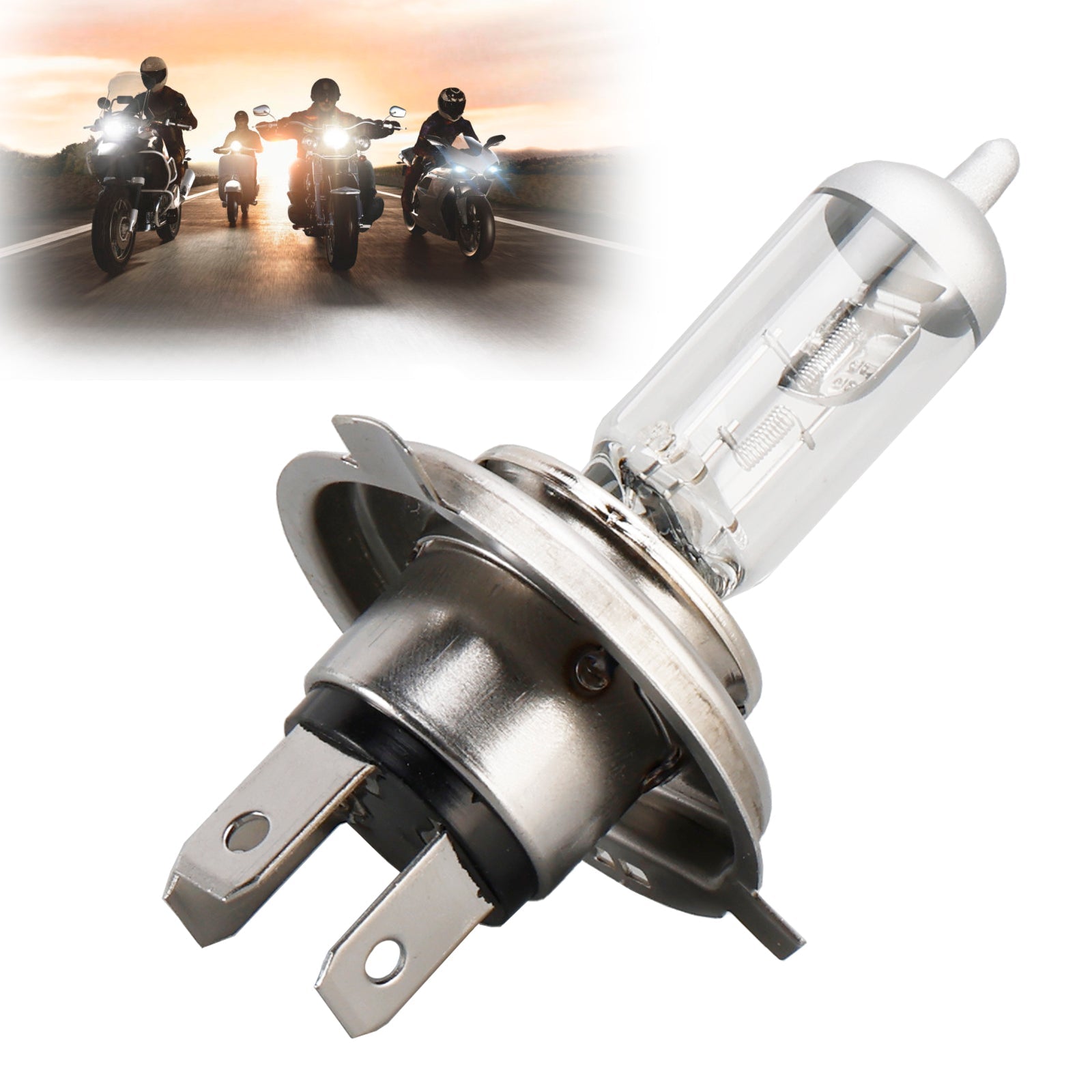 Silverstar H4 62204HWSVS P43T 12 V 100/90 W Bulbo motociclistico per Osram