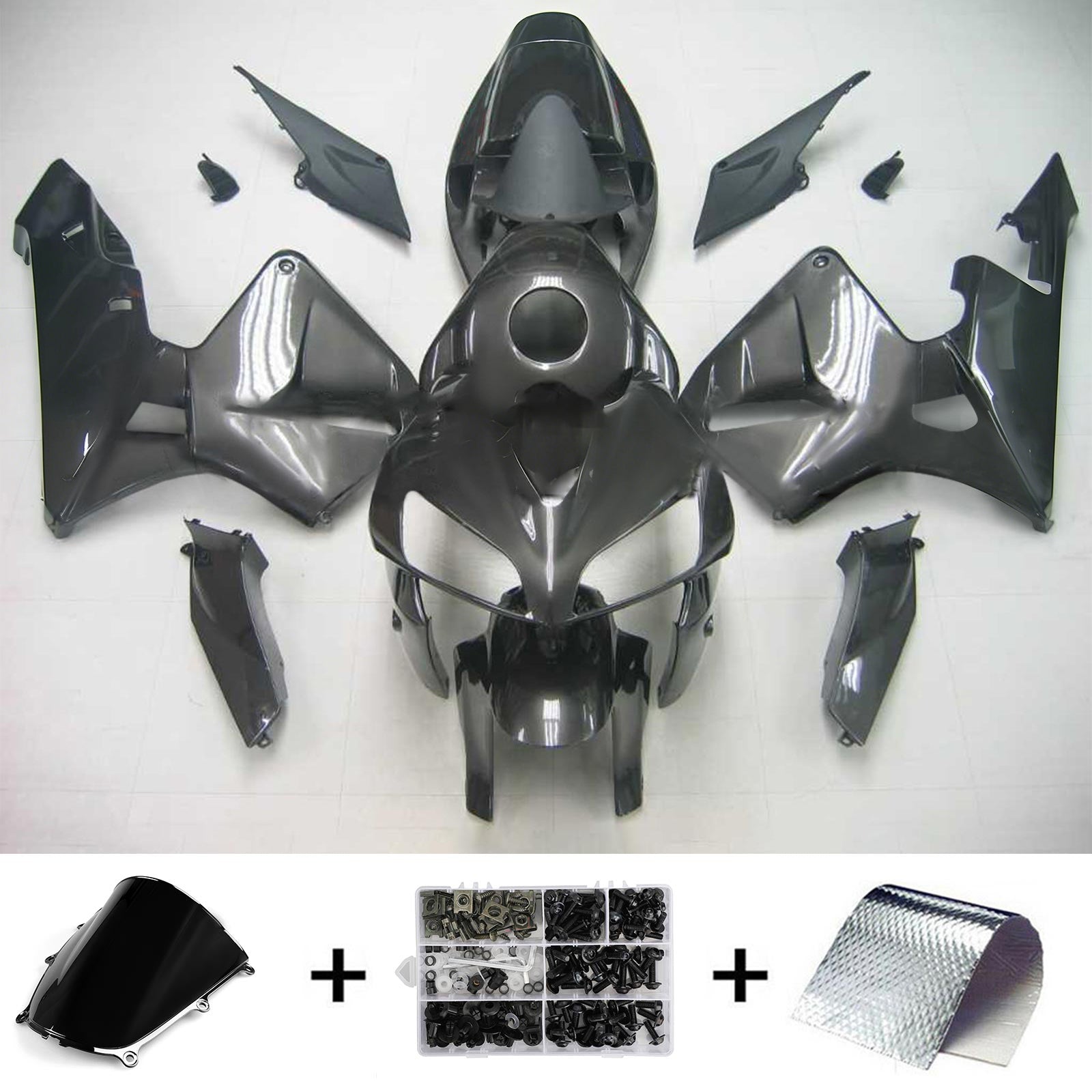 Kit de carénage par injection, carrosserie en plastique ABS pour Honda CBR600RR 2005-2006 F5