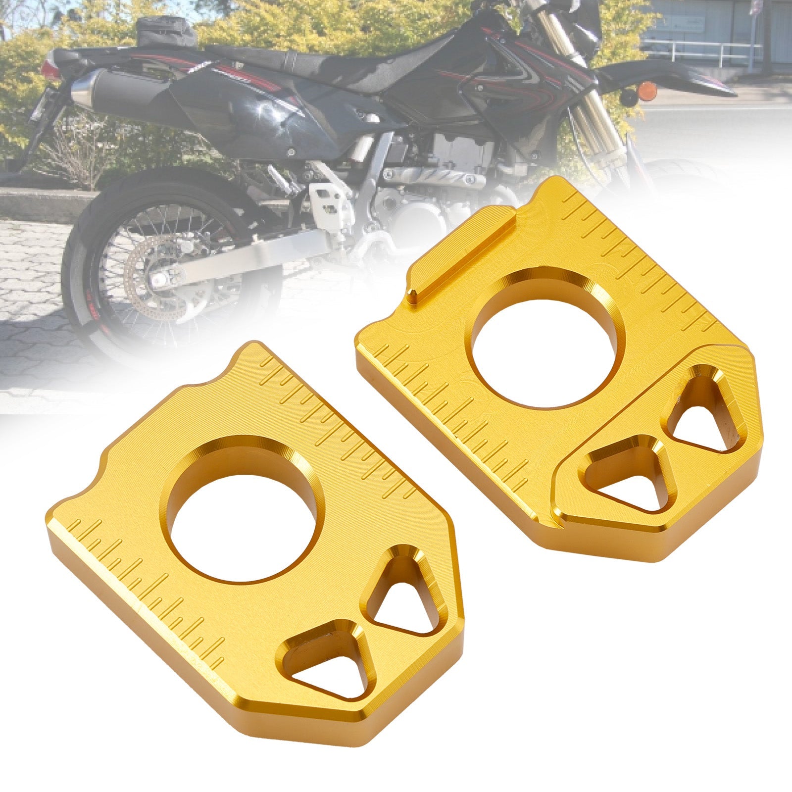 Blok&CNC os zadnjega napenjalnika verige za SUZUKI DRZ400SM 400S 400E 2005-2024