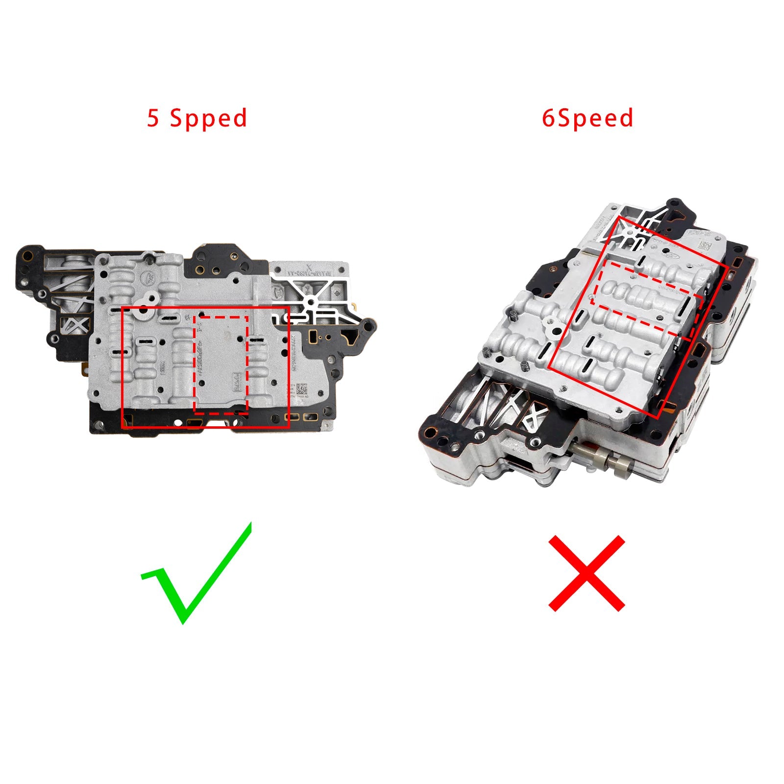 Cuerpo de válvula de transmisión automática de transmisión de 5 velocidades para Lincoln Mkt CAN 5 velocidades F/AWD V6 3.5 L 6F50/55 2009-2011