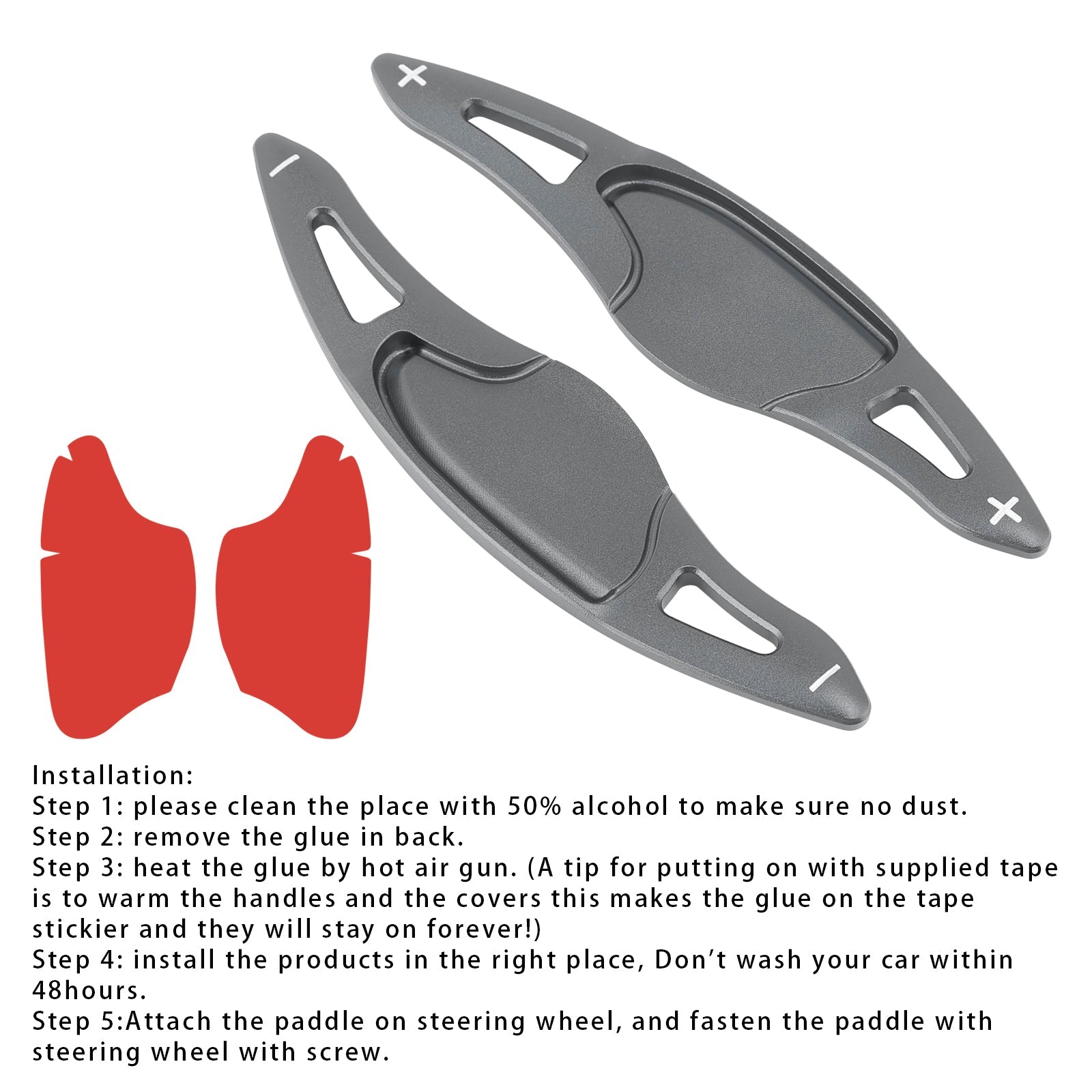 Extension de palettes de changement de vitesse au volant en aluminium pour Honda FIT VEZEL HRV 2014-2020