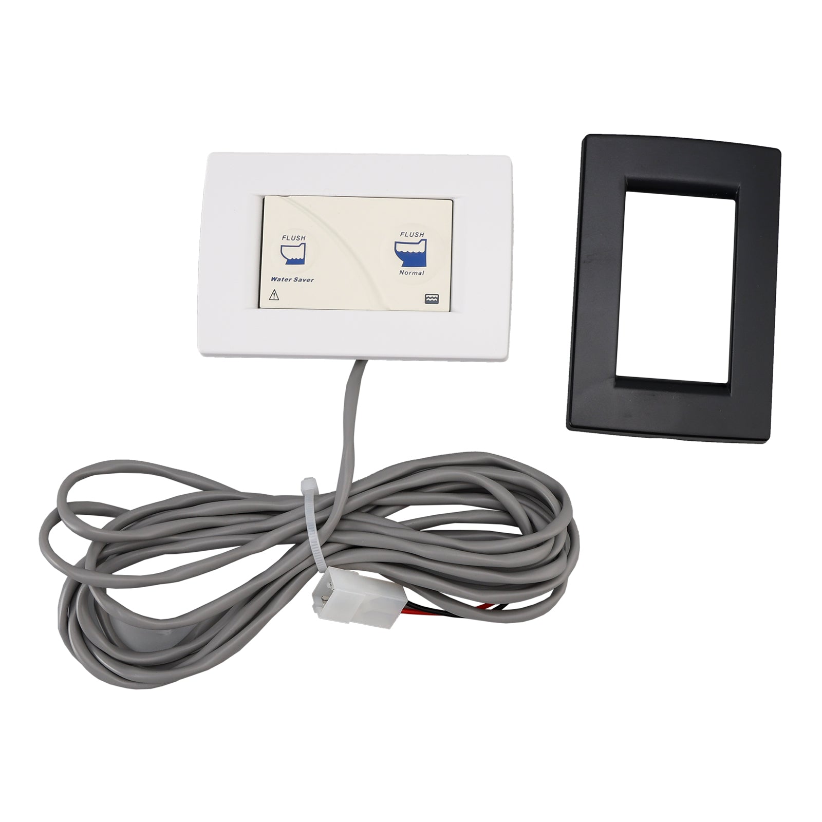 Przełącznik ścienny 36387 dla Tecma RV Silence plus toaleta - przełącznik ścienny z 2 przyciskami