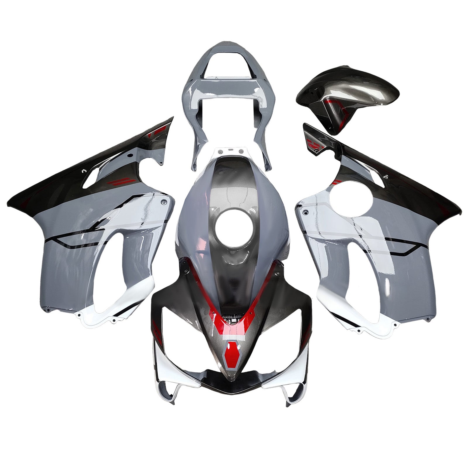 Kit van kuip geïnjecteerd in ABS-plastic voor Honda CBR600 F4I 2001-2003