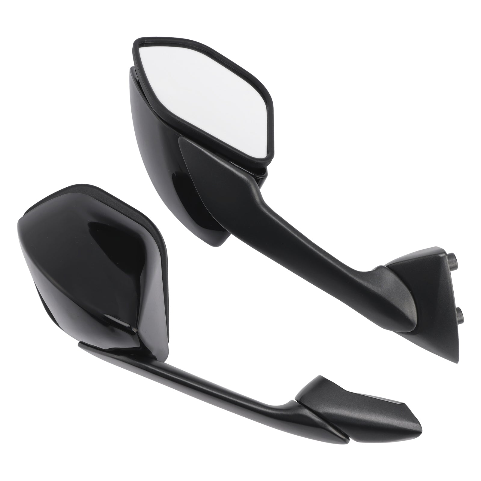 Rétroviseurs arrière noirs (gauche et droite) pour Suzuki GSX1300R Hayabusa 2022-2024 - Référence : 56500-10L00