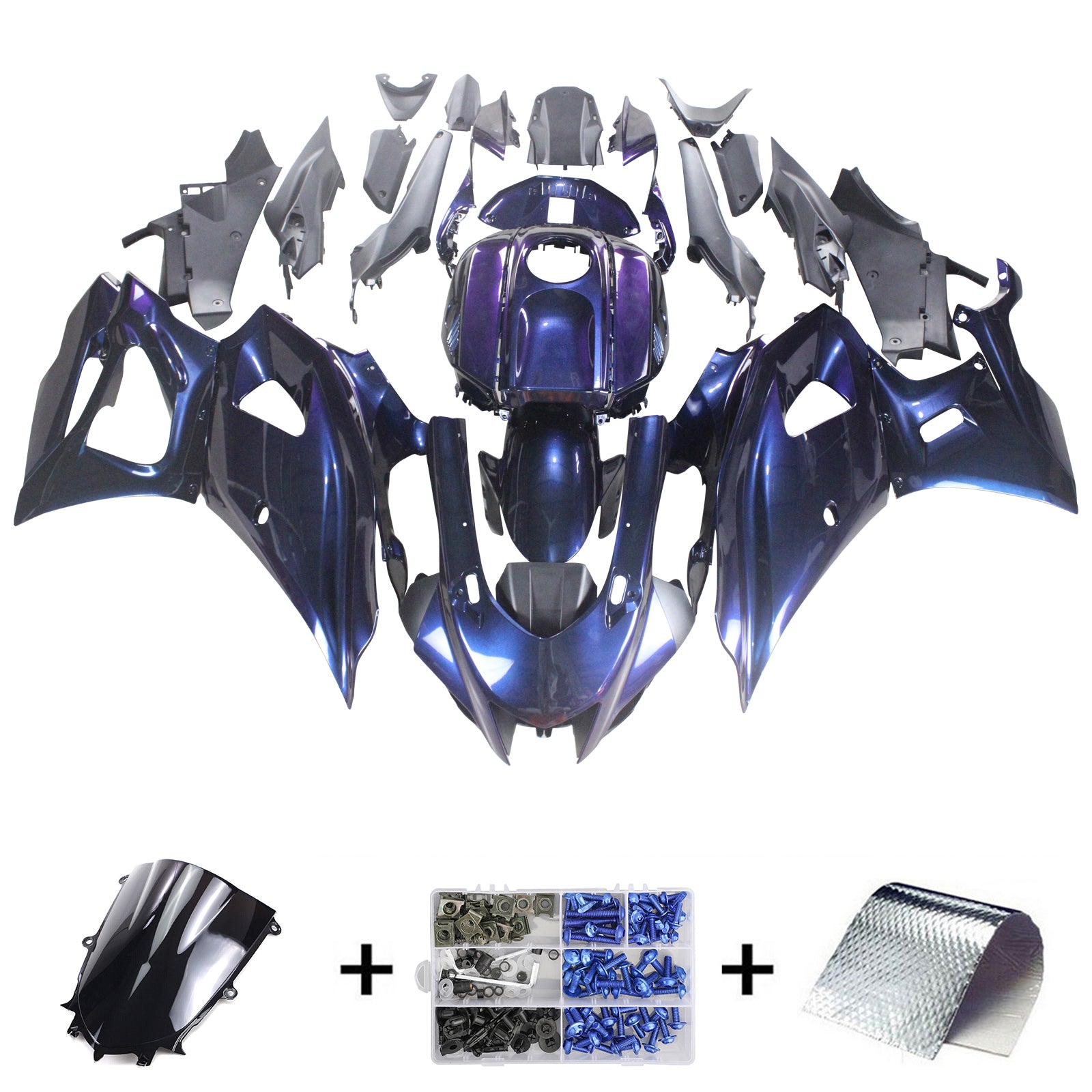 Kit de carénage à injection en plastique ABS pour Yamaha YZF-R7 2021-2025