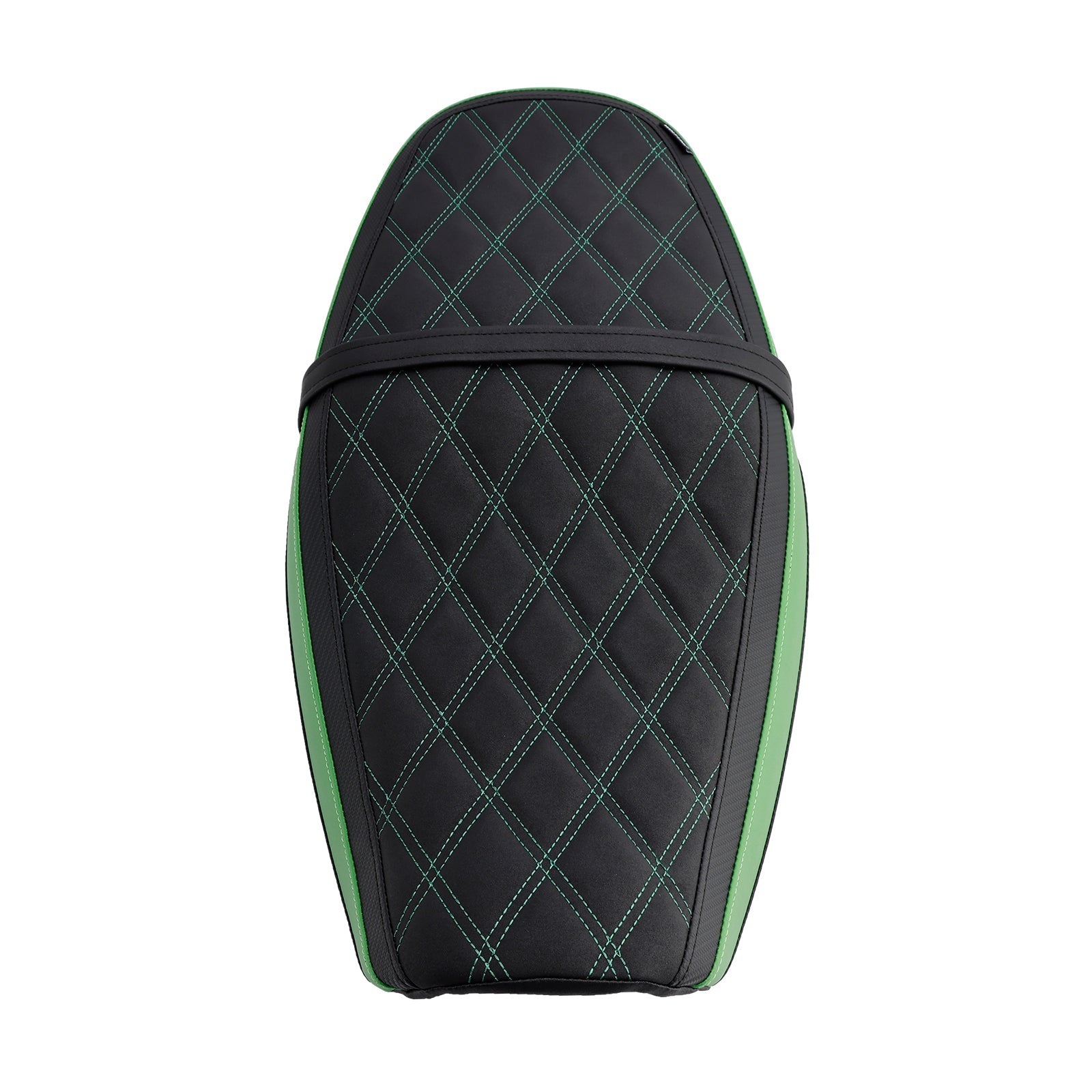 Przednie i tylne siodło pasażerskie z poduszką dla Kawasaki Z900RS 2018-2024, zielone