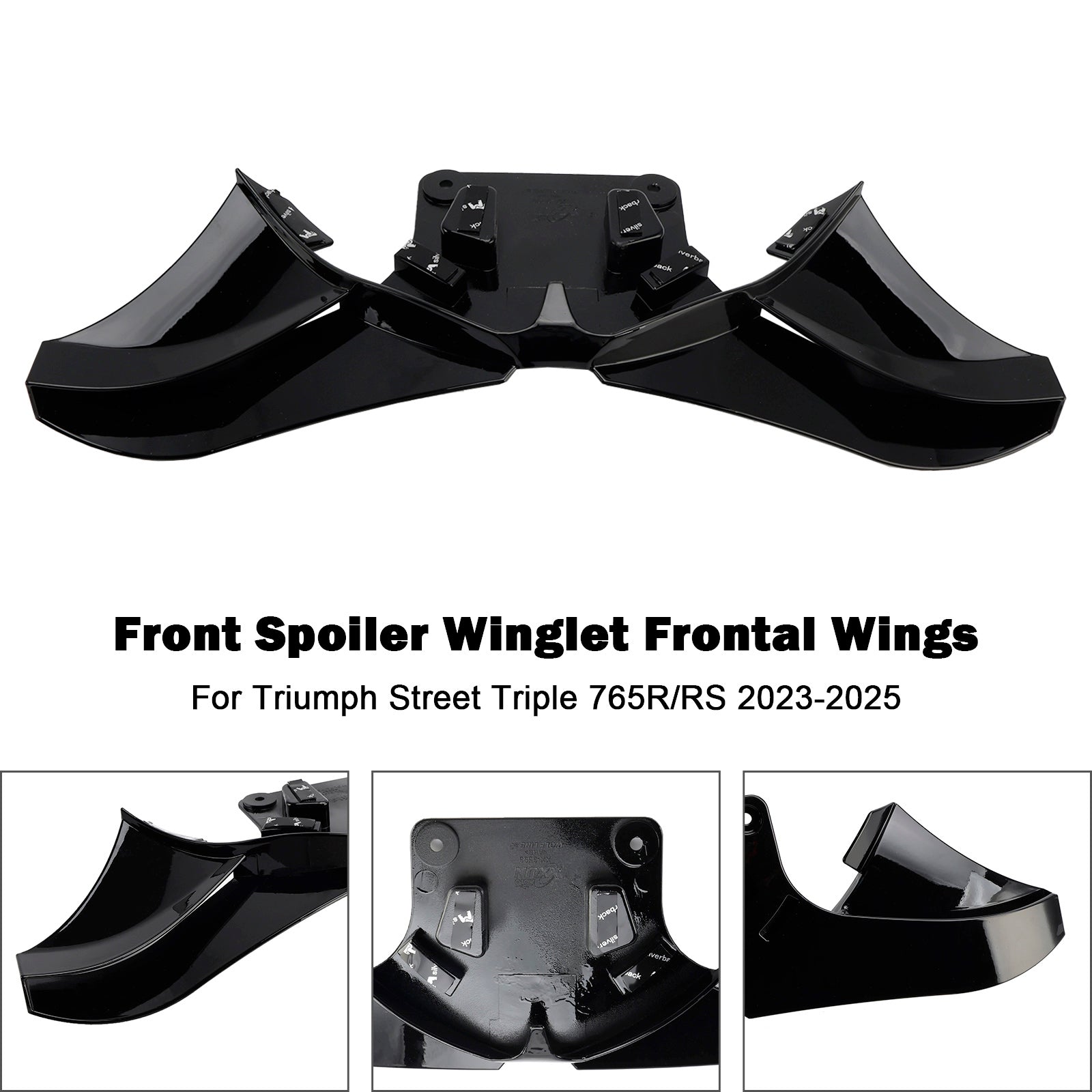 Aileron avant pour Street Triple 765R/RS 2023-2025