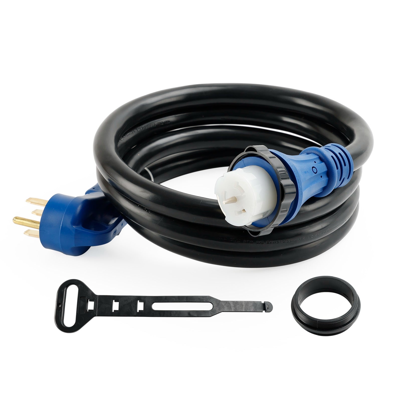 UL-gecertificeerd 50 Amp 10 voet RV/generatorsnoer met vergrendelingsconnector voor campers
