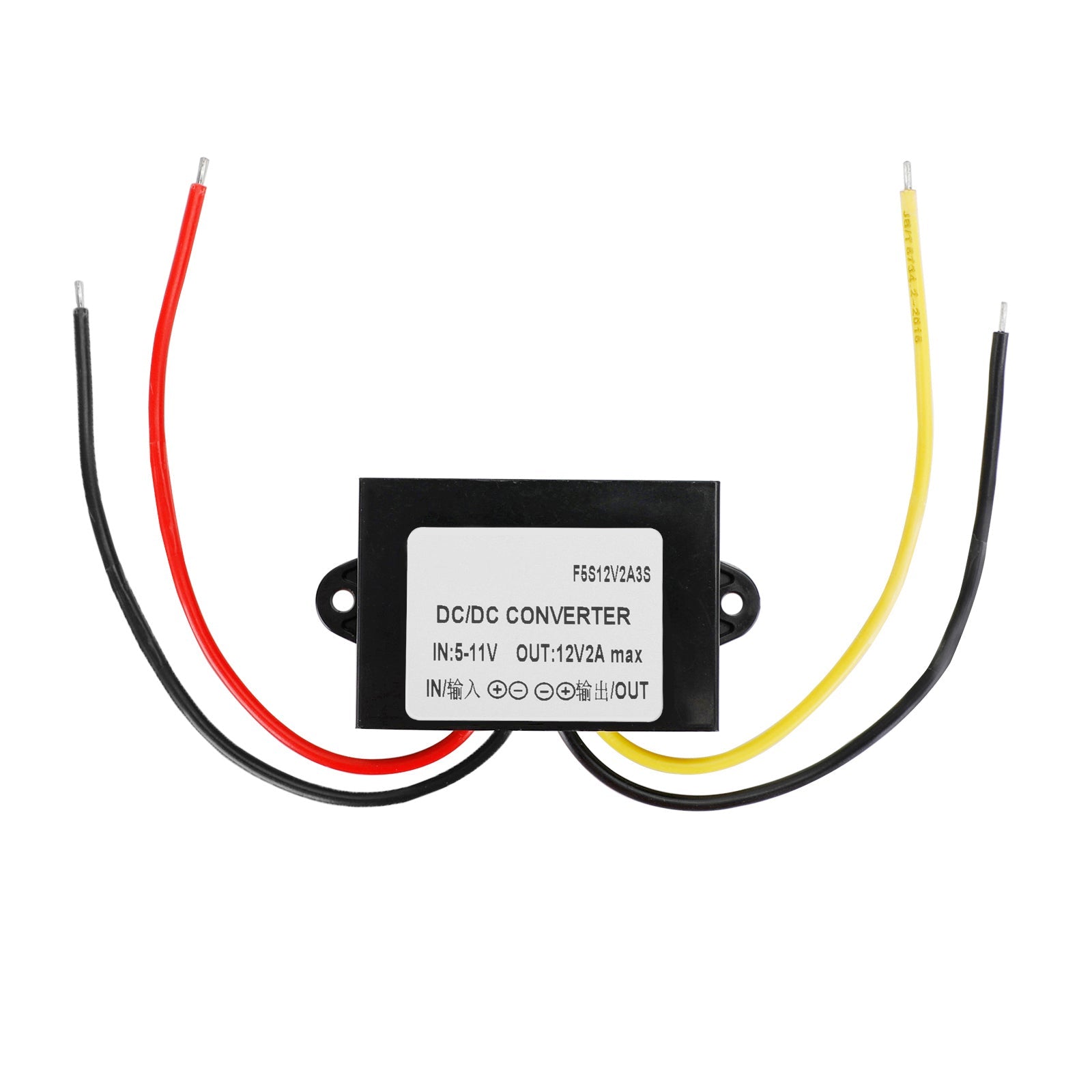 Waterdichte DC-DC-lift 2 A 6 V 12 V, auto-voedingsmodule