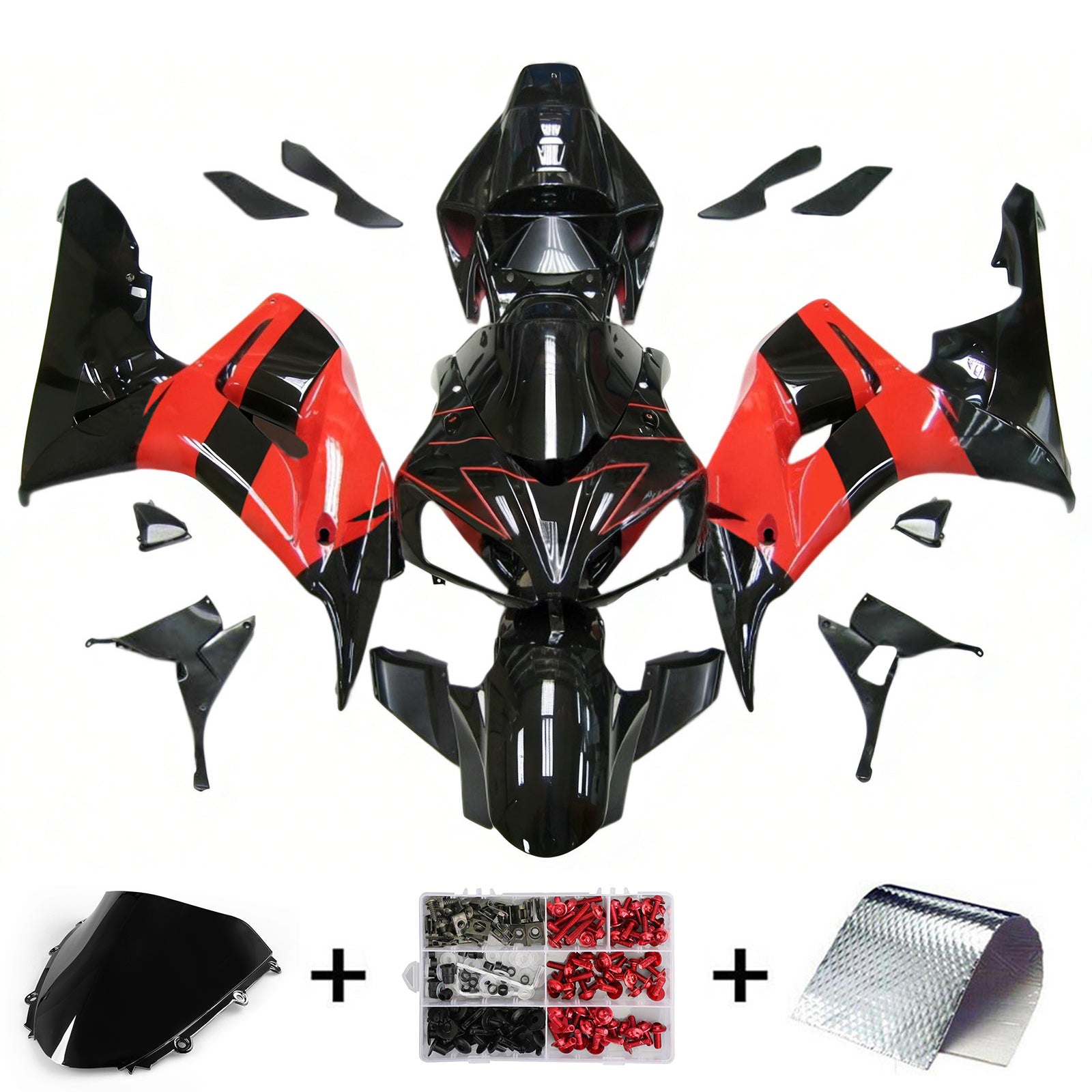 Kit de carénage injecté en plastique ABS pour Honda CBR1000RR 2006-2007