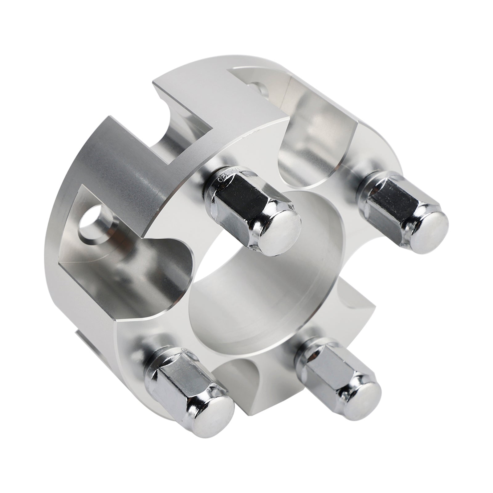 Kit d'entretoises de roue 2"" pour voiturettes de golf Yamaha Club Car Ezgo, câbles et écrous de roue argentés